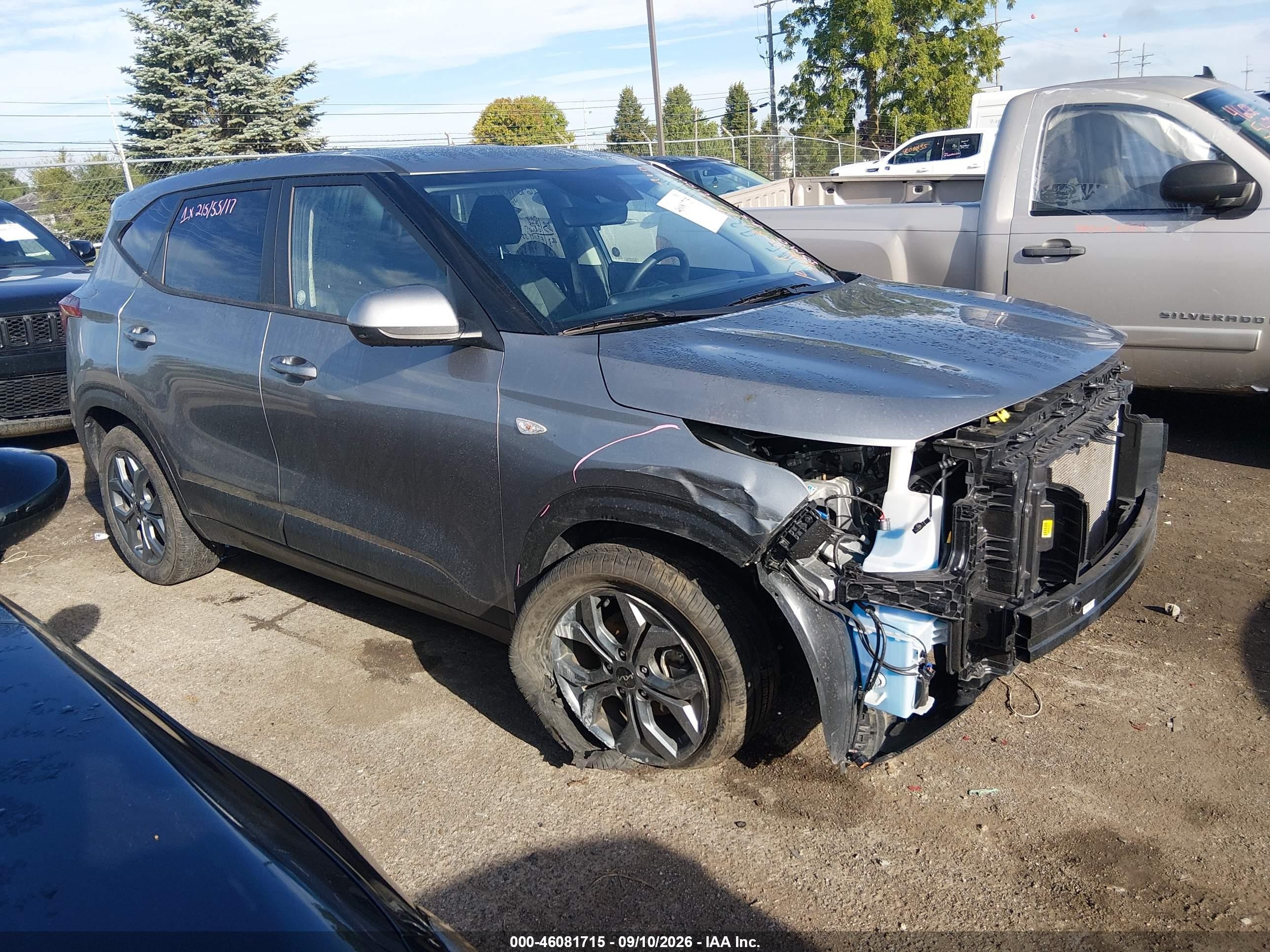 2026 Kia Seltos VIN KNDEP2AA0T7887020 — IAAI salvage auction photo