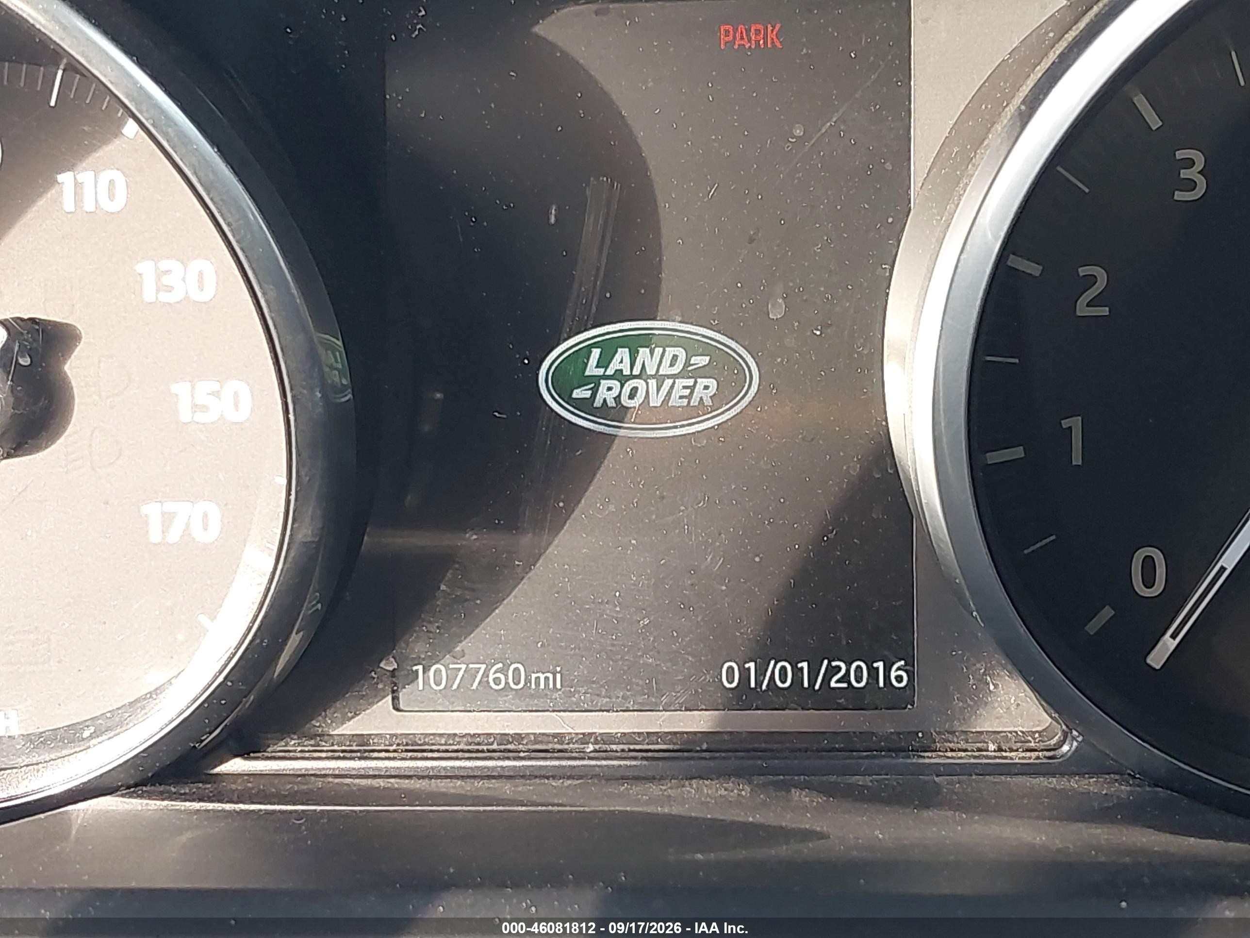 2017 Land rover Range rover sport VIN SALWR2FE2HA126664 IAAI salvage auction — Engine Damage, Nrc Lienholder Repossession Paperwork (Colorado), sold $375 on 2026-09-22 (photo 7)