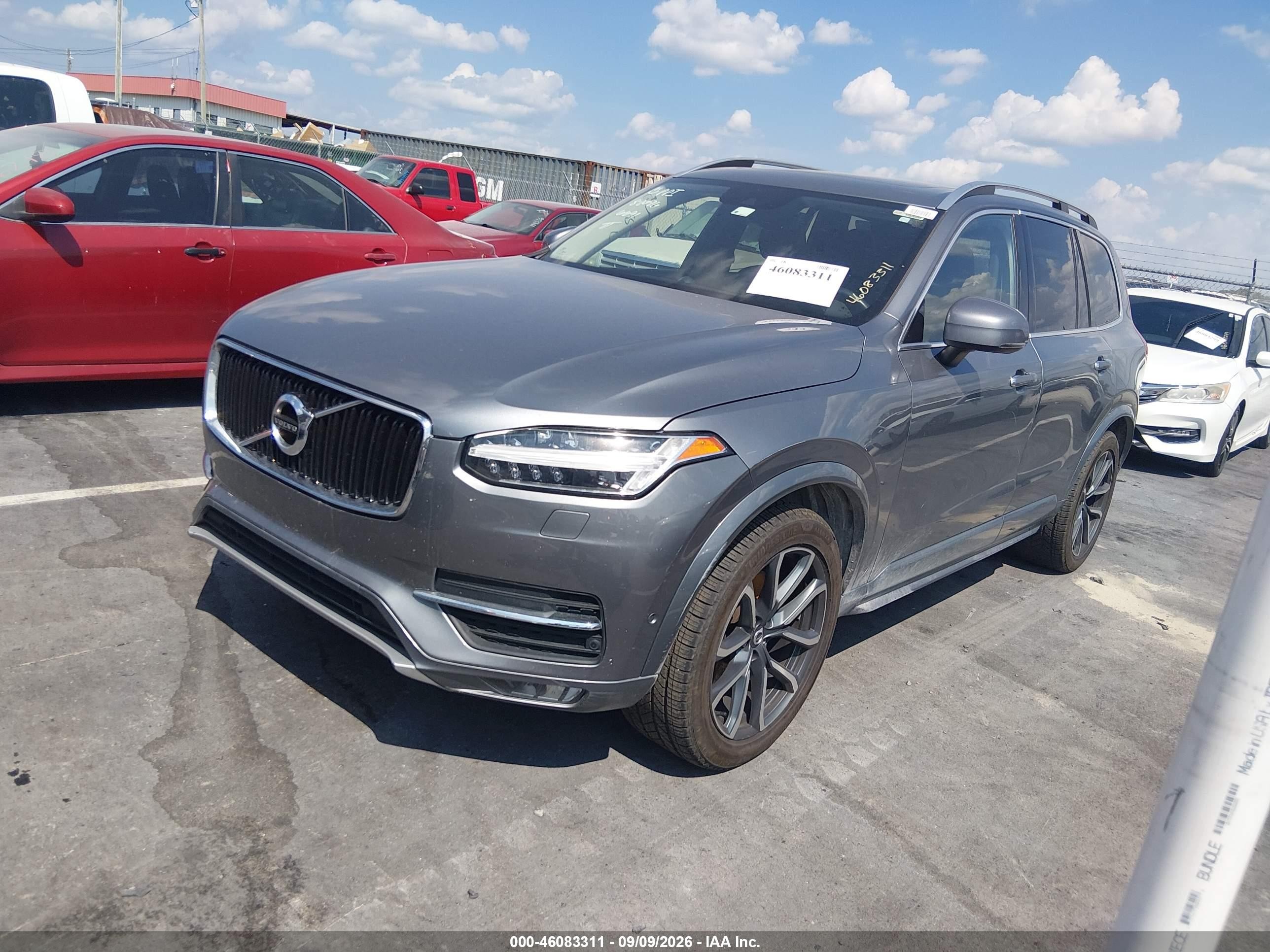 2016 Volvo XC90 VIN YV4A22PK1G1026691 IAAI salvage auction — Unknown, Clear (Tennessee), sold $5,300 on 2026-09-14 (photo 2)