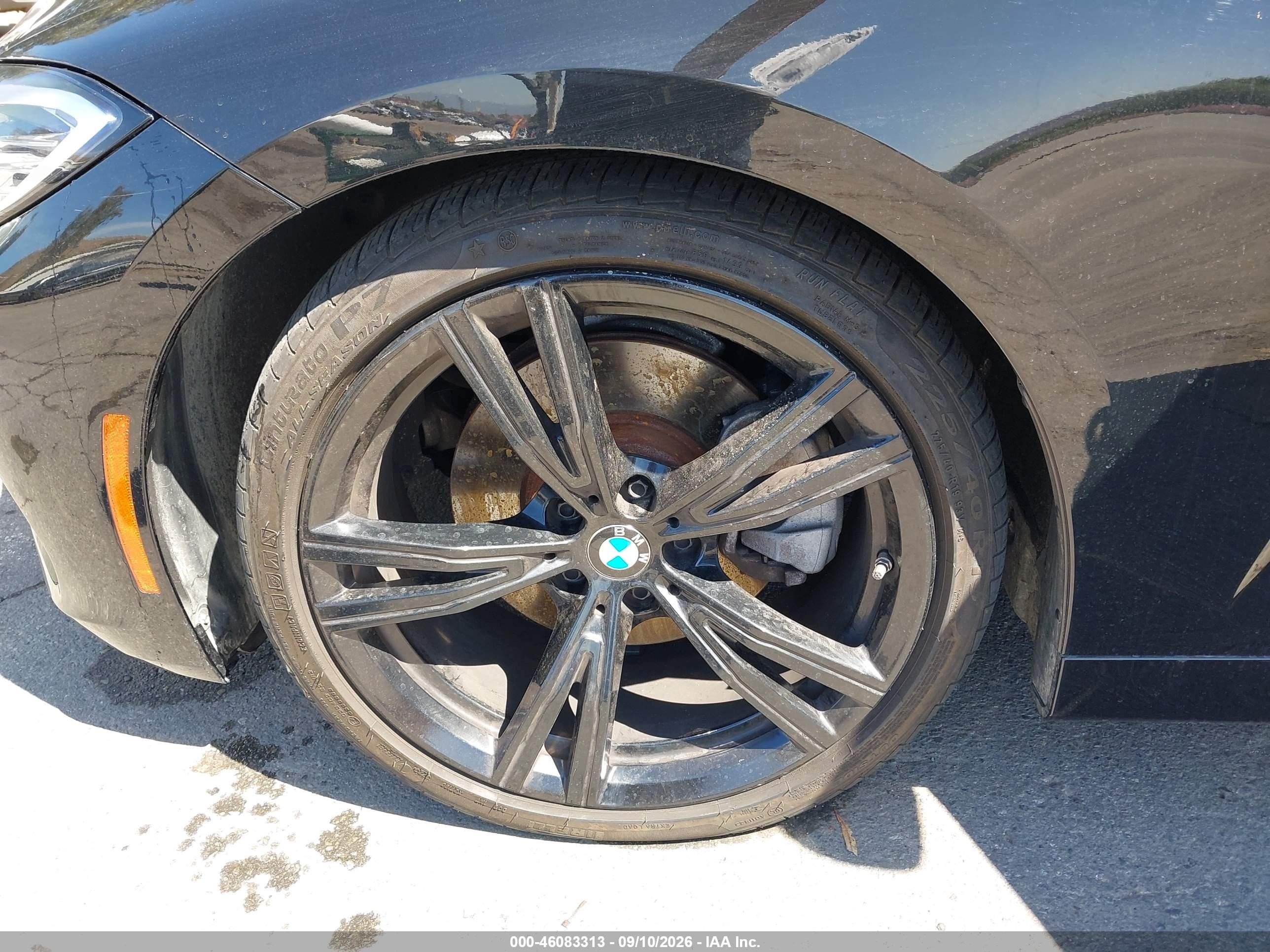 2021 BMW 4er VIN WBA53AP00MCG38293 IAAI salvage auction — Undercarriage, Salvage (California), sold $12,400 on 2026-10-15 (photo 6)
