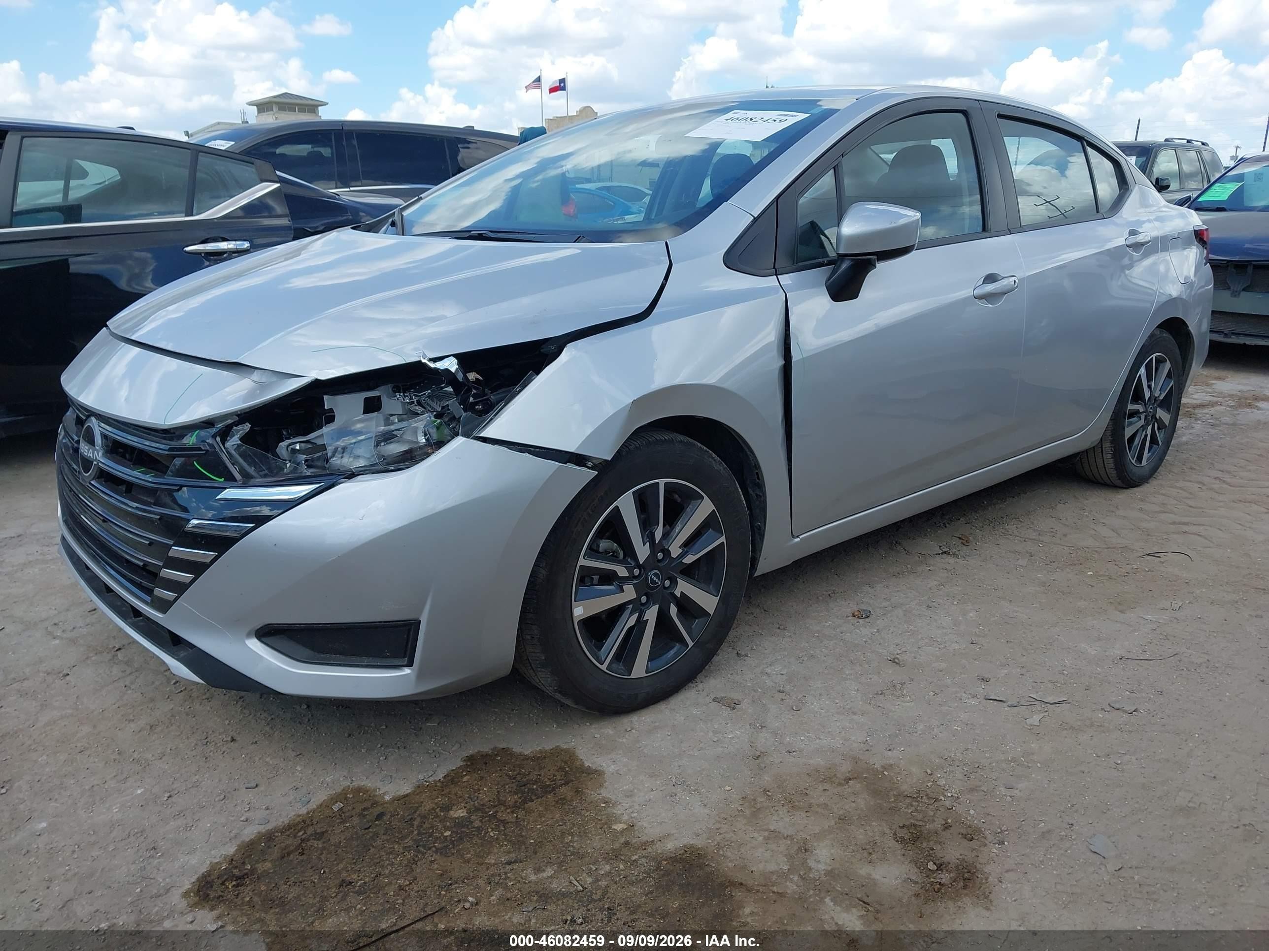 2025 Nissan Versa VIN 3N1CN8EV8SL850100 IAAI salvage auction — Unknown, Enterprise Vehicles Clear Only (Texas), sold $10,600 on 2026-09-13 (photo 2)