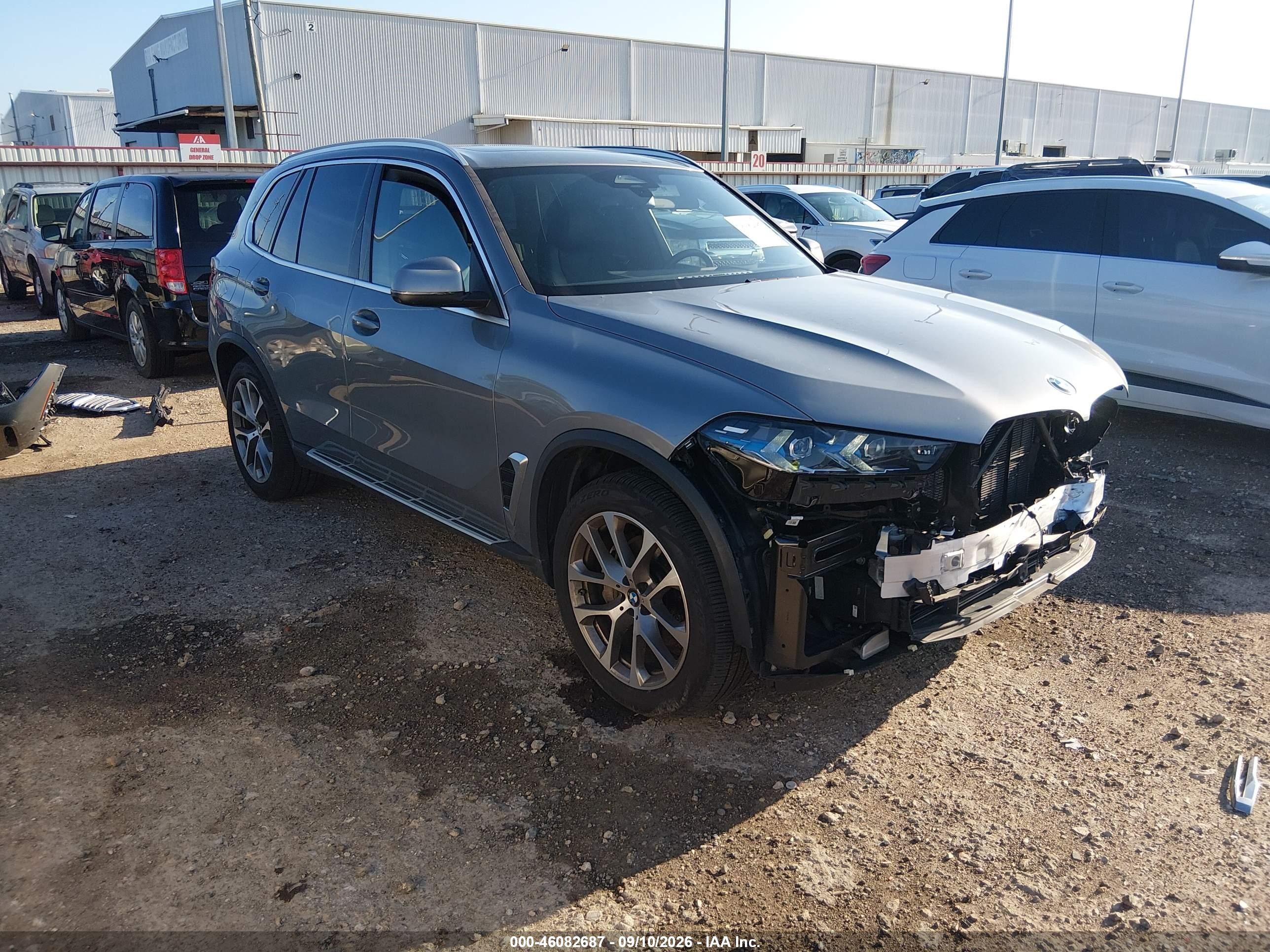 2026 BMW X5 VIN 5UX13EU09T9048548 — IAAI salvage auction photo