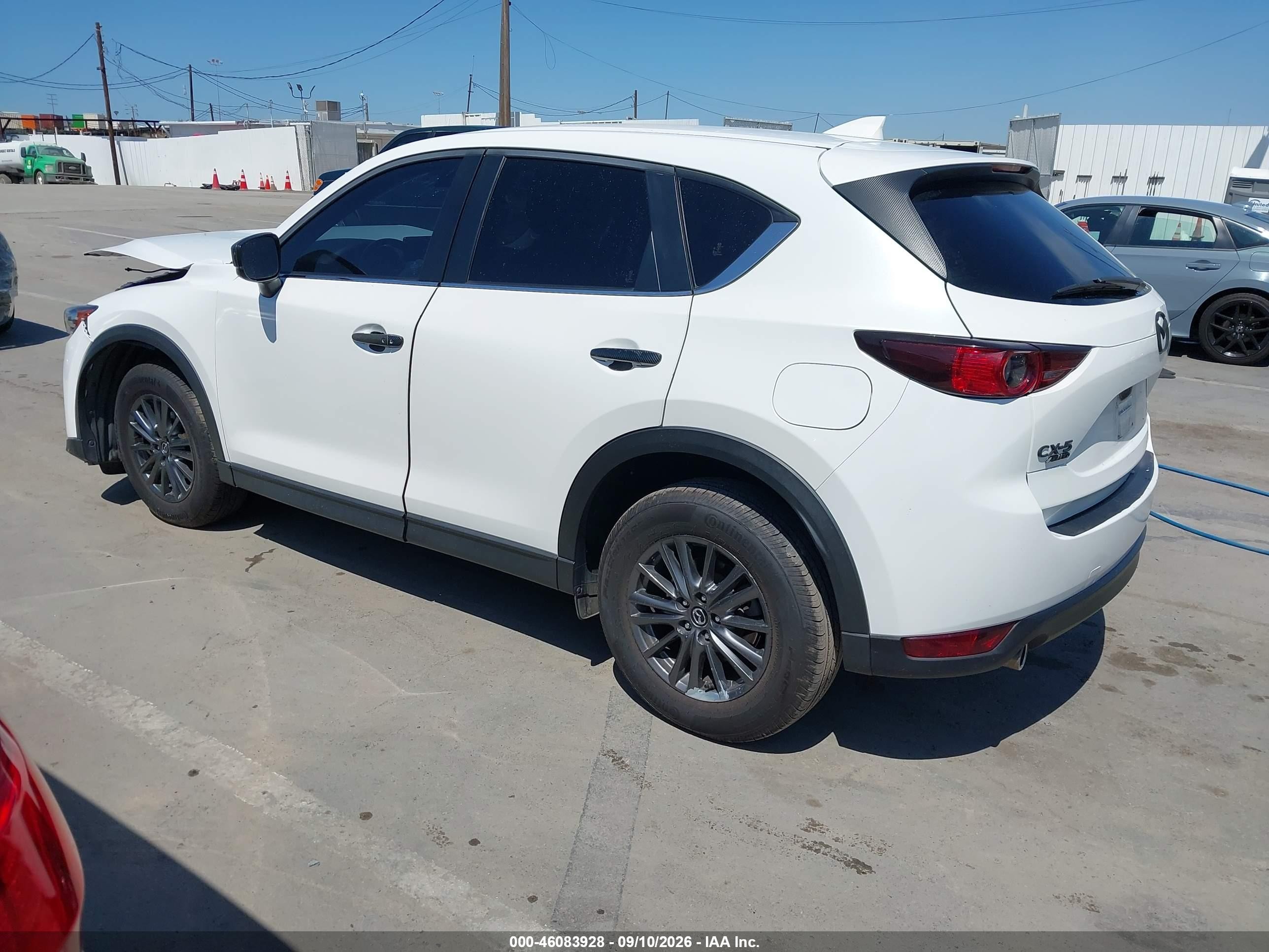 2021 Mazda CX-5 VIN JM3KFBCM1M0344256 IAAI salvage auction — Front End, Salvage (California), sold $1,700 on 2026-09-25 (photo 3)
