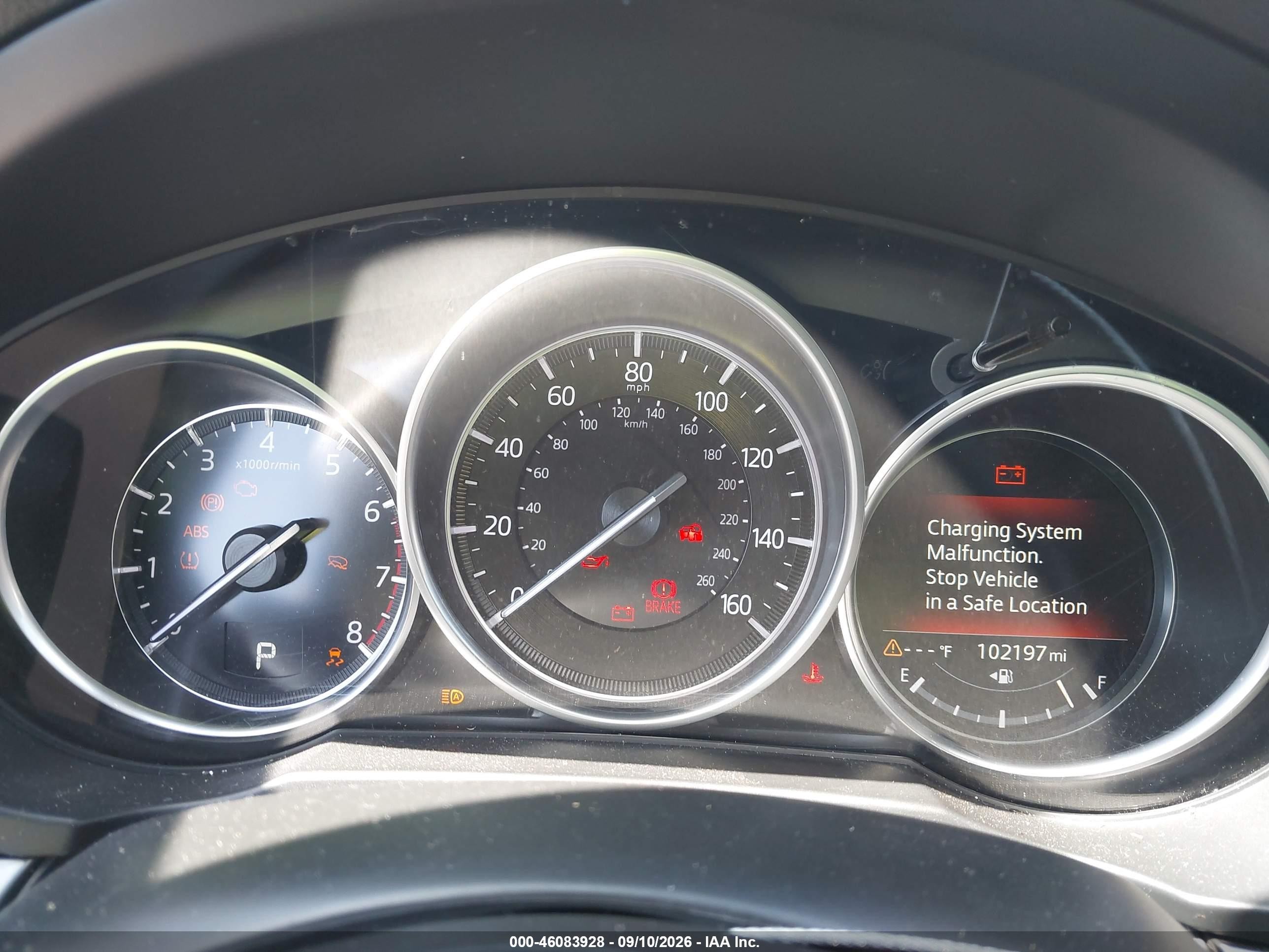 2021 Mazda CX-5 VIN JM3KFBCM1M0344256 IAAI salvage auction — Front End, Salvage (California), sold $1,700 on 2026-09-25 (photo 7)