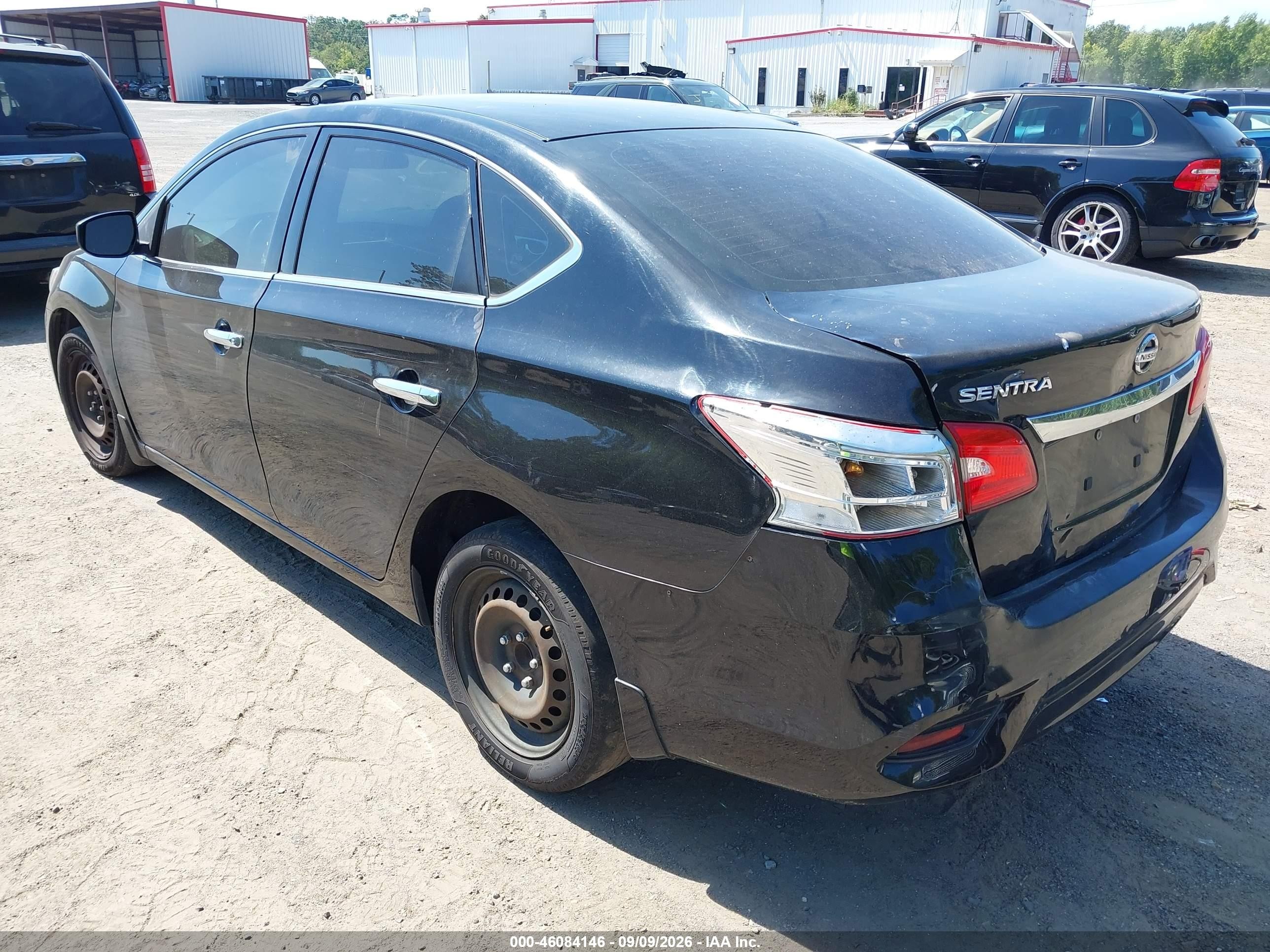 2017 Nissan Sentra VIN 3N1AB7AP6HY208116 IAAI salvage auction — Normal Wear, Clear (Virginia), sold $950 on 2026-10-03 (photo 3)