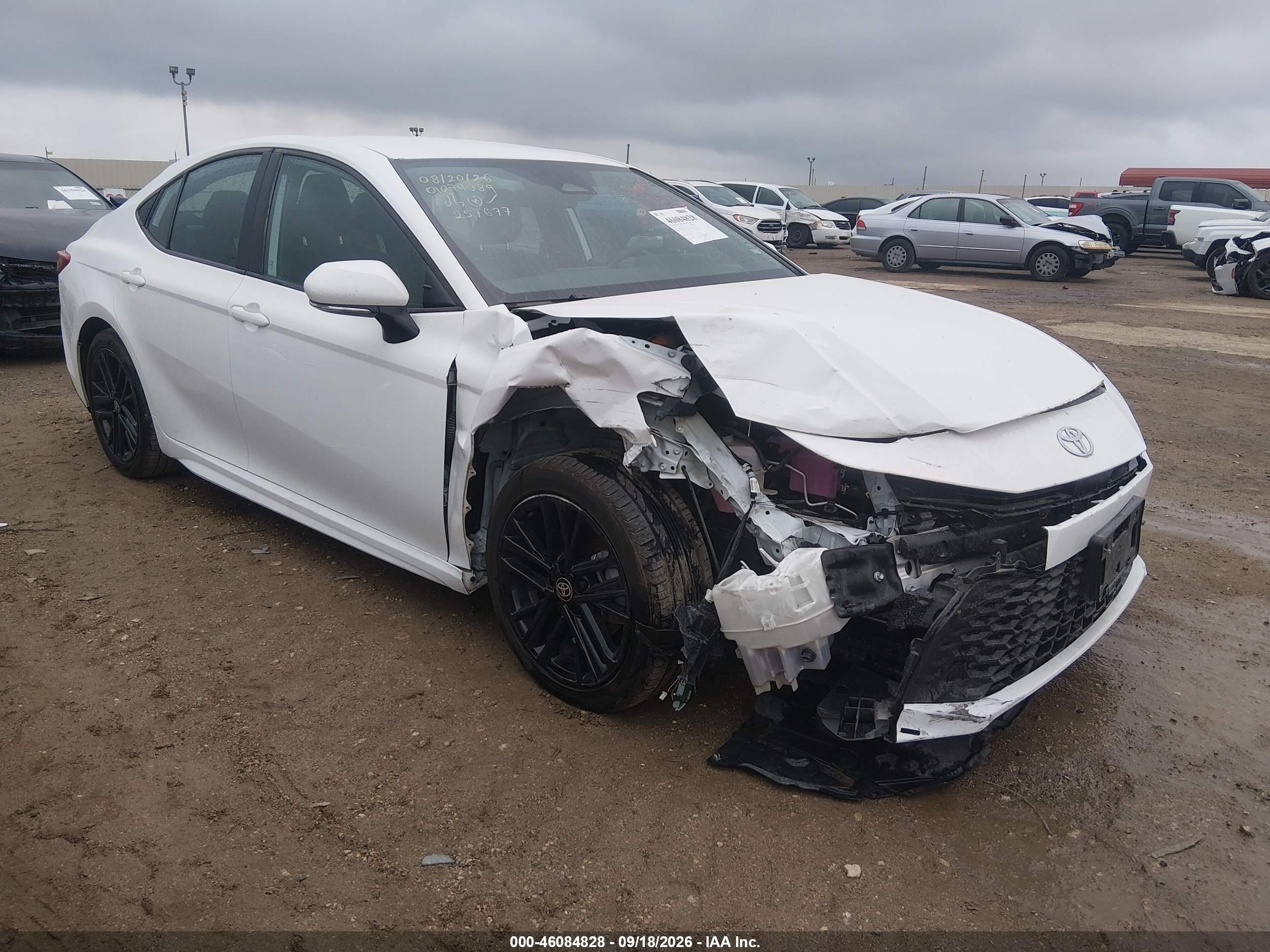 2026 Toyota Camry VIN 4T1DAACK1TU257677 — IAAI salvage auction photo