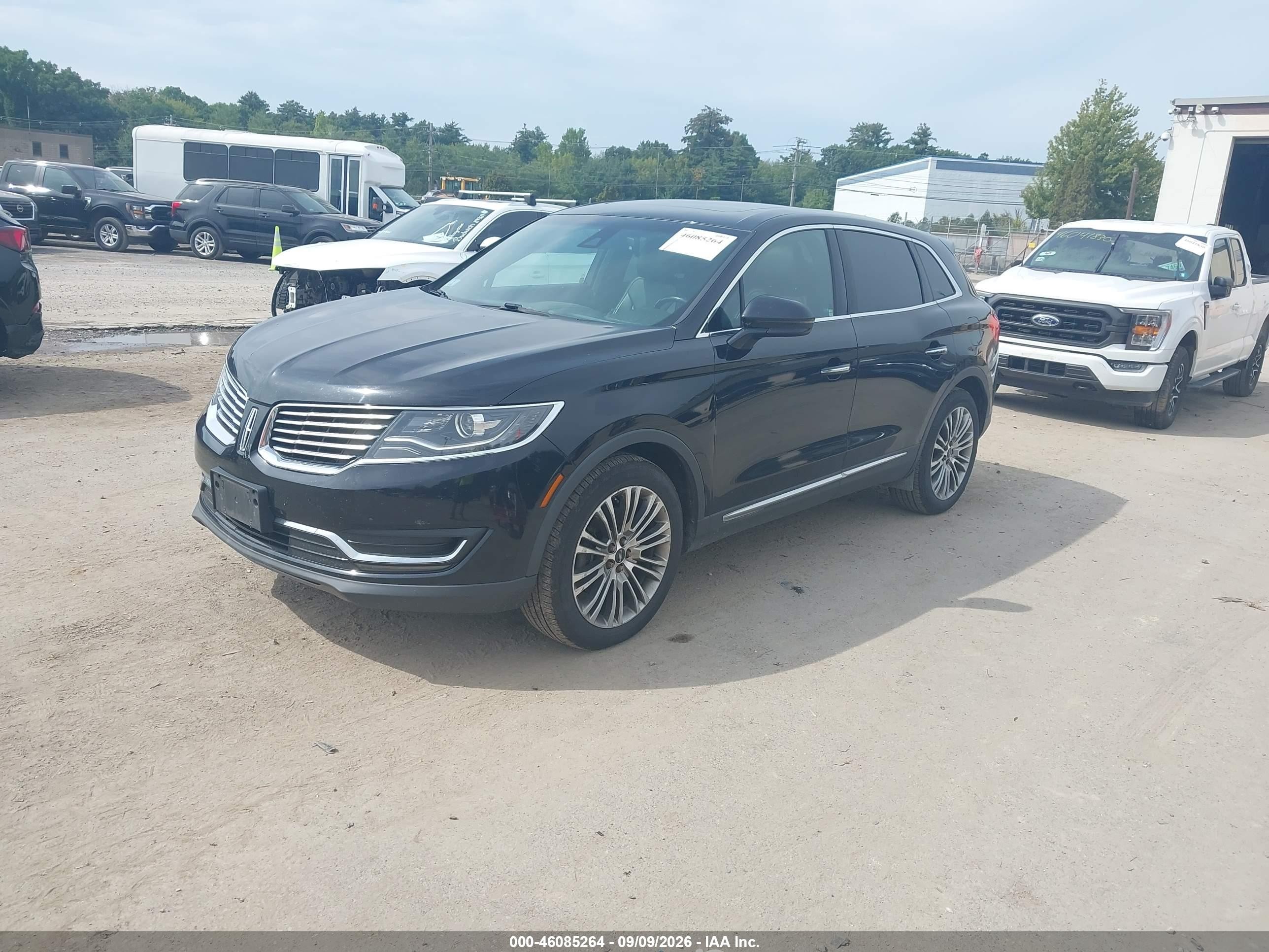 2016 Lincoln Mkx VIN 2LMTJ8LR6GBL83891 IAAI salvage auction — Normal Wear, Clear (Massachusetts), sold $2,150 on 2026-09-13 (photo 2)