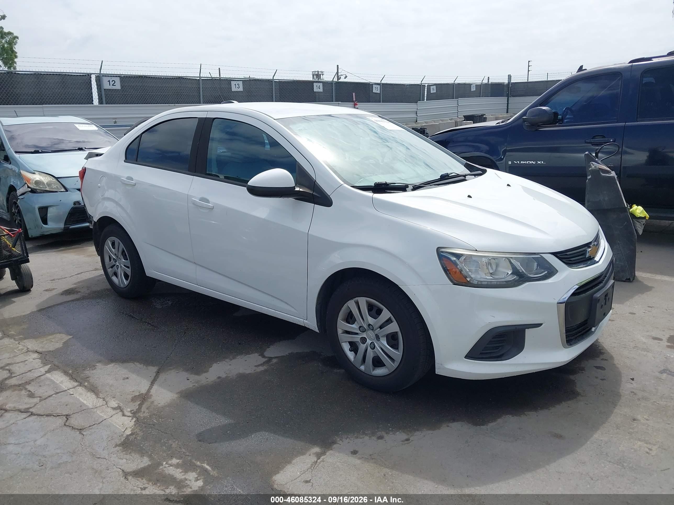 2017 Chevrolet SONIC VIN 1G1JB5SG4H4114991 IAAI salvage auction — Rear End, Salvage (Arizona), sold $1,050 on 2026-09-26 (photo 1)