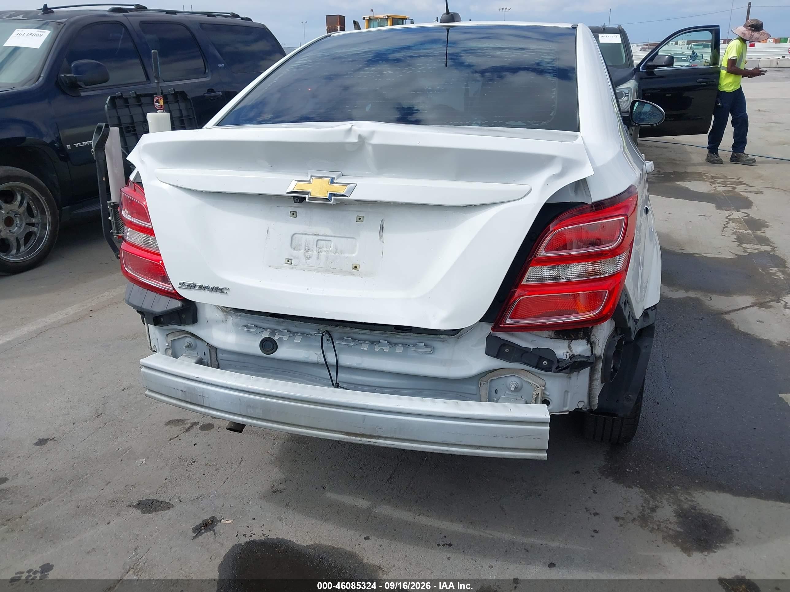 2017 Chevrolet SONIC VIN 1G1JB5SG4H4114991 IAAI salvage auction — Rear End, Salvage (Arizona), sold $1,050 on 2026-09-26 (photo 6)