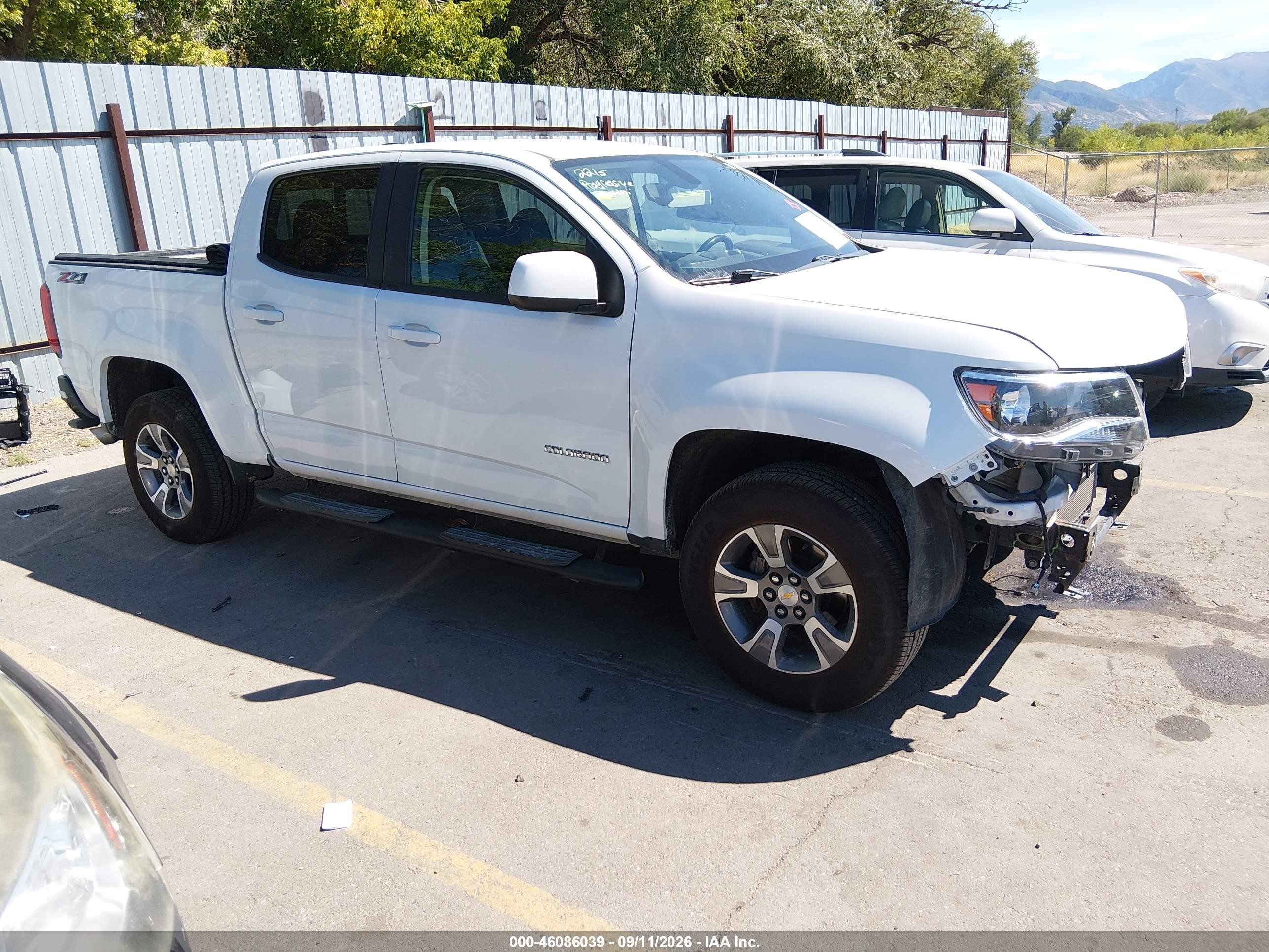 2019 Chevrolet Colorado VIN 1GCGTDEN9K1220316 — IAAI salvage auction photo