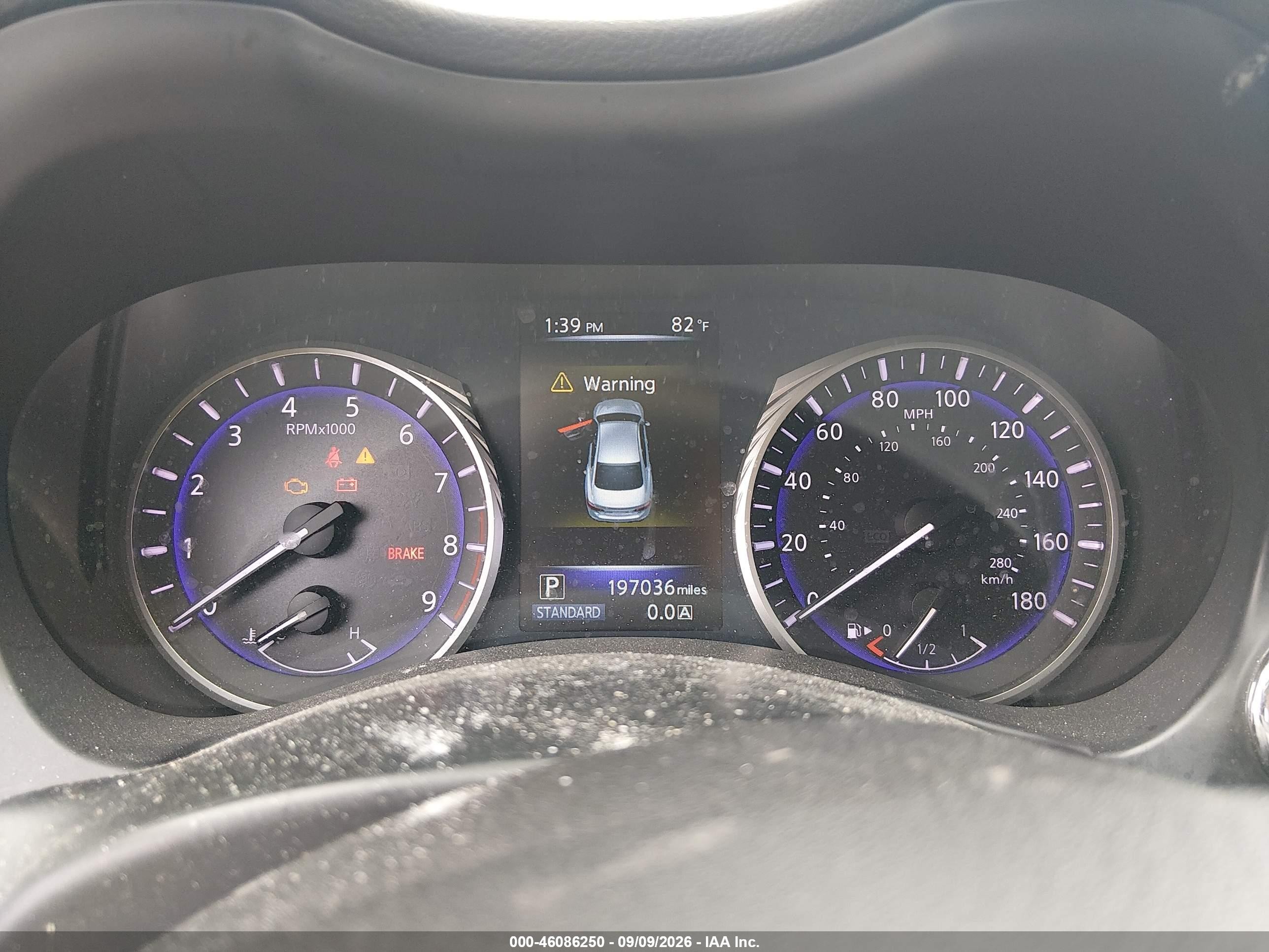 2015 Infiniti Q50 VIN JN1BV7AR8FM396084 IAAI salvage auction — Engine Damage, Clear (New Jersey), sold $2,175 on 2026-09-30 (photo 7)
