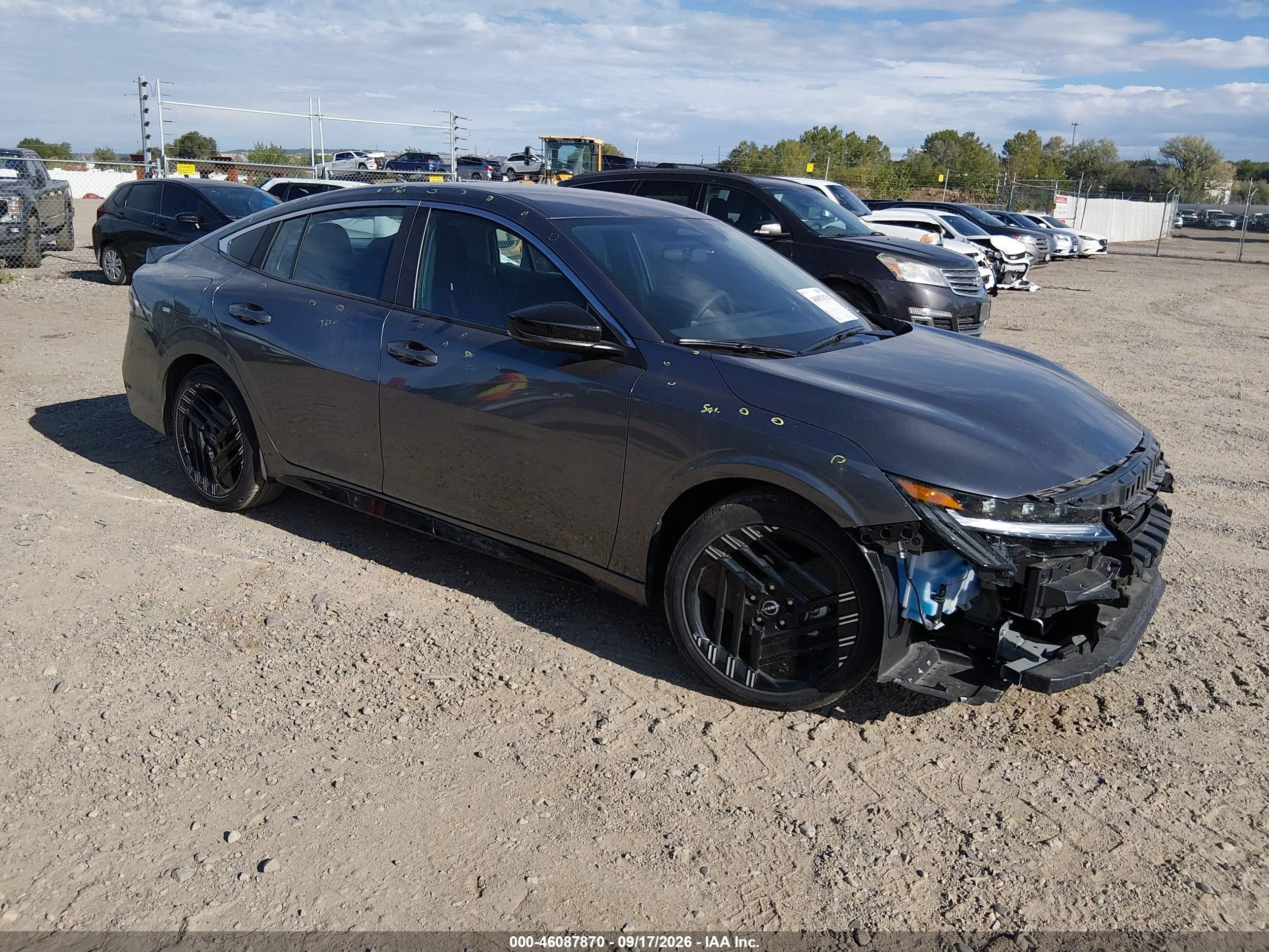 2026 Nissan Sentra VIN 3N1AB9DV8TY281227 — IAAI salvage auction photo