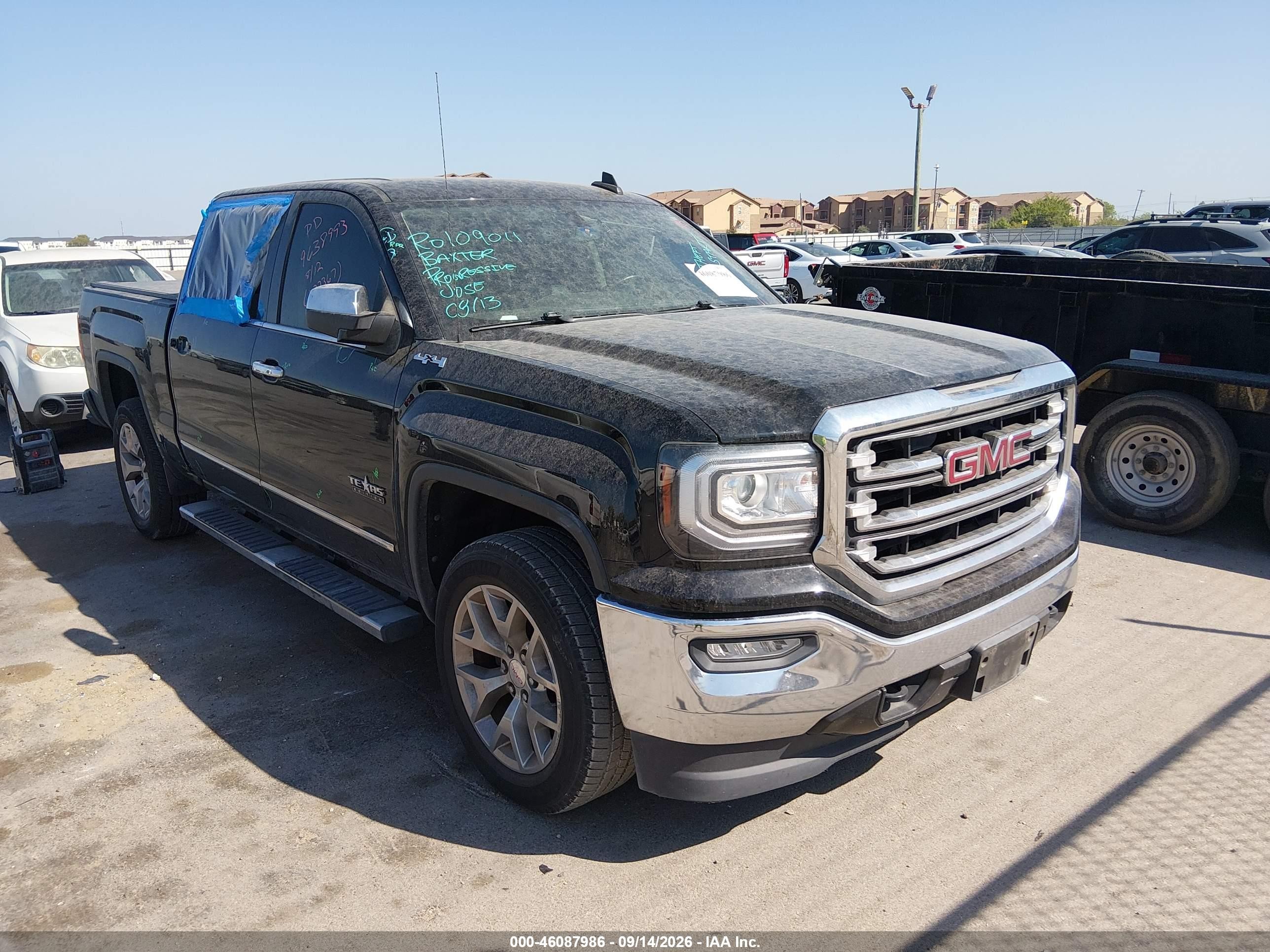 2018 GMC Sierra 1500 VIN 3GTU2NEC3JG477367 — IAAI salvage auction photo