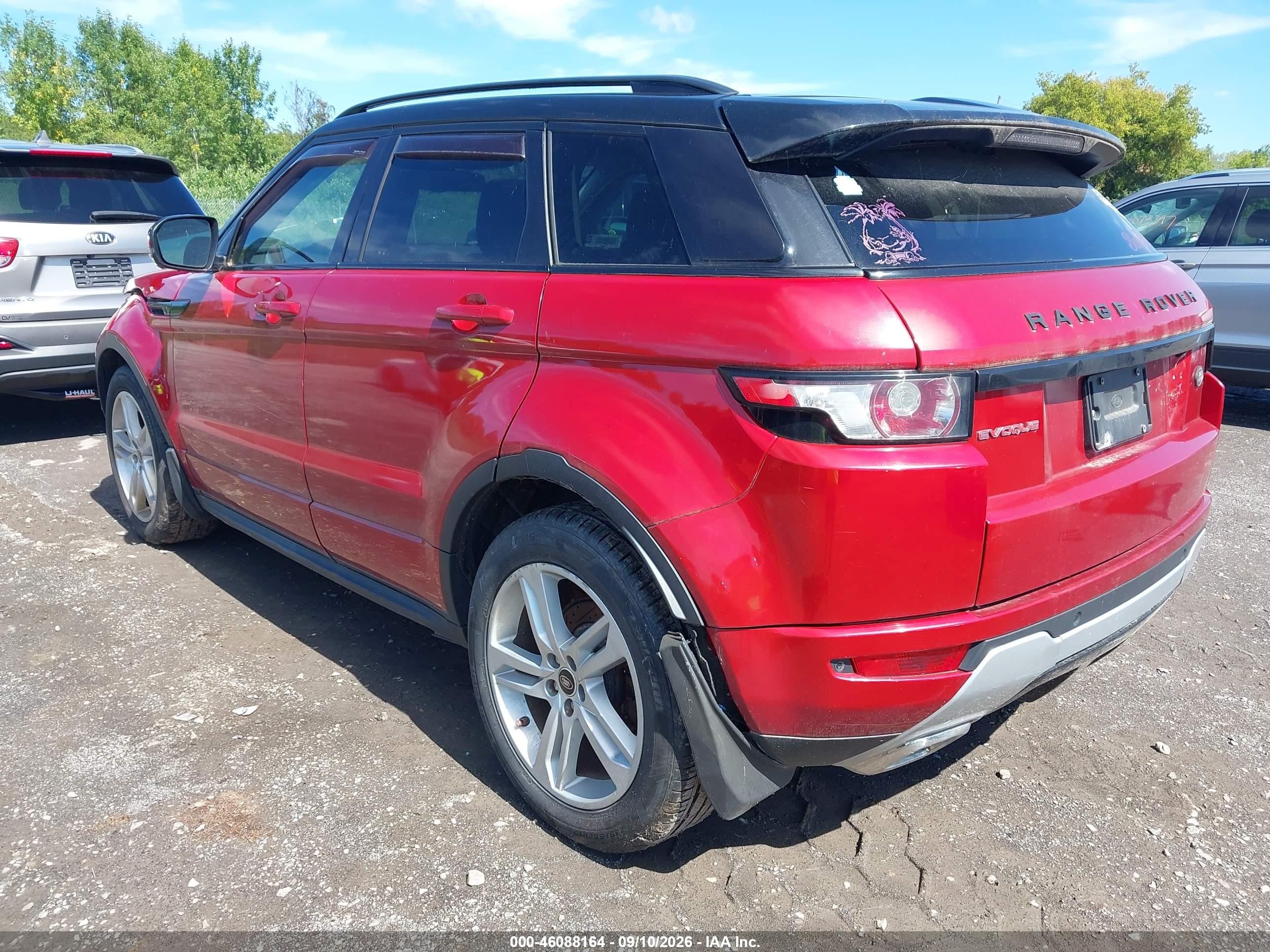 2013 Land rover Range rover evoque VIN SALVT2BG3DH714711 IAAI salvage auction — Normal Wear, Clear (New York), sold $700 on 2026-09-13 (photo 3)