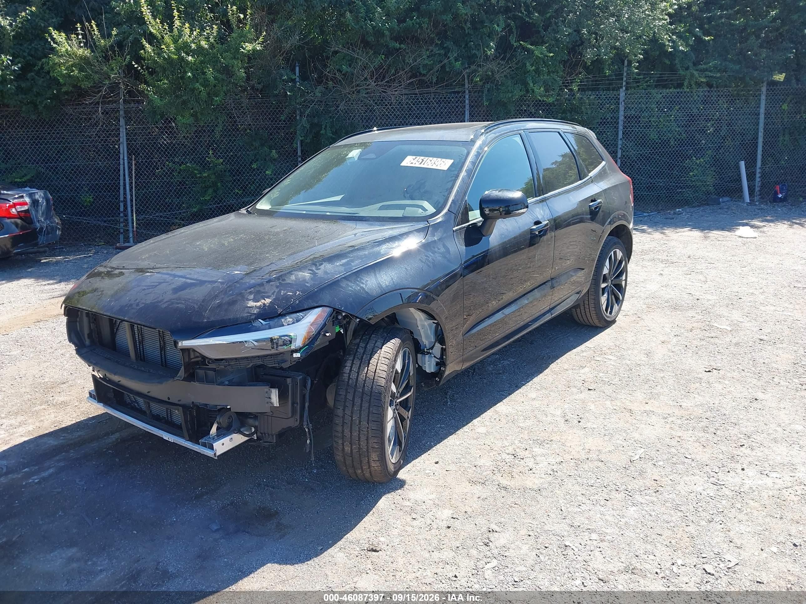 2026 Volvo Xc60 VIN YV4M12RC5T1459737 IAAI salvage auction — Front End, Clear (Illinois), sold $24,300 on 2026-09-23 (photo 2)