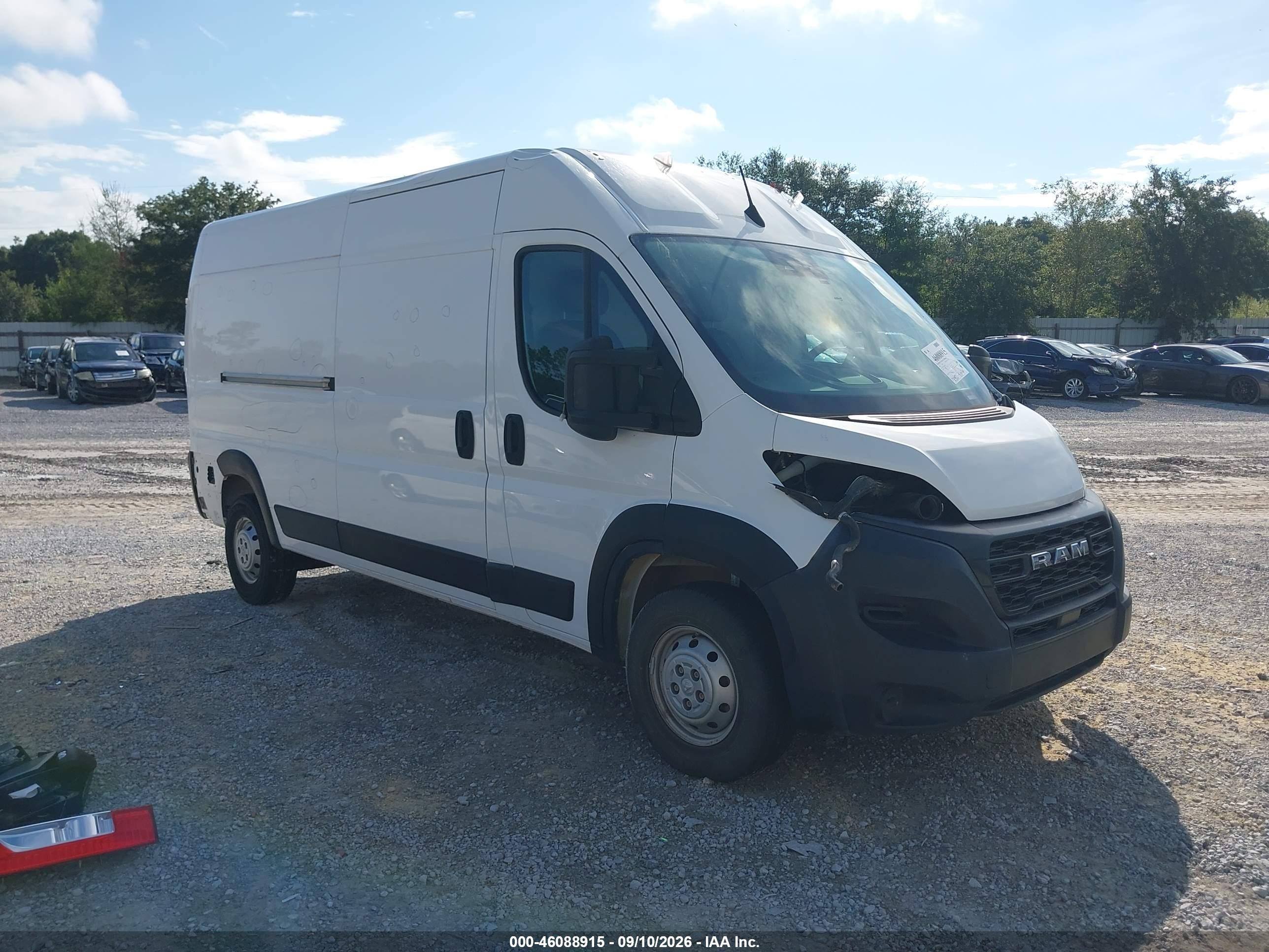 2023 Ram ProMaster 2500 VIN 3C6LRVDG3PE518099 — IAAI salvage auction photo