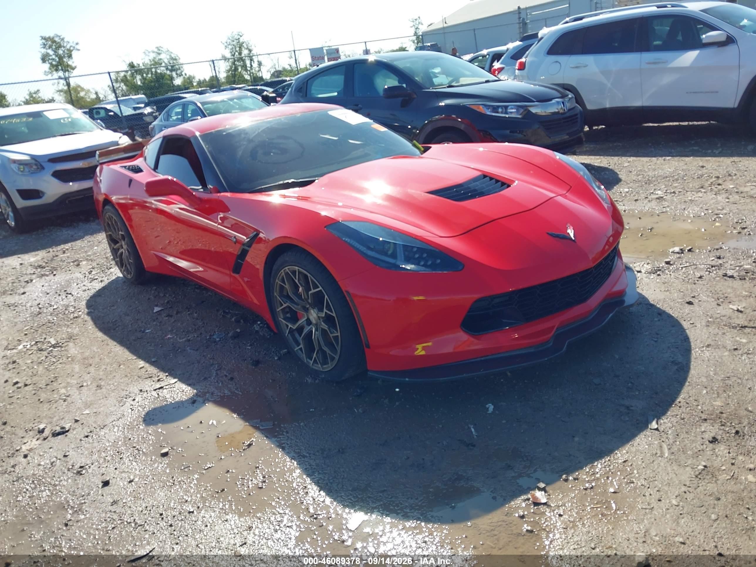 2019 Chevrolet Corvette Stingray VIN 1G1YD2D70K5115674 — IAAI salvage auction photo