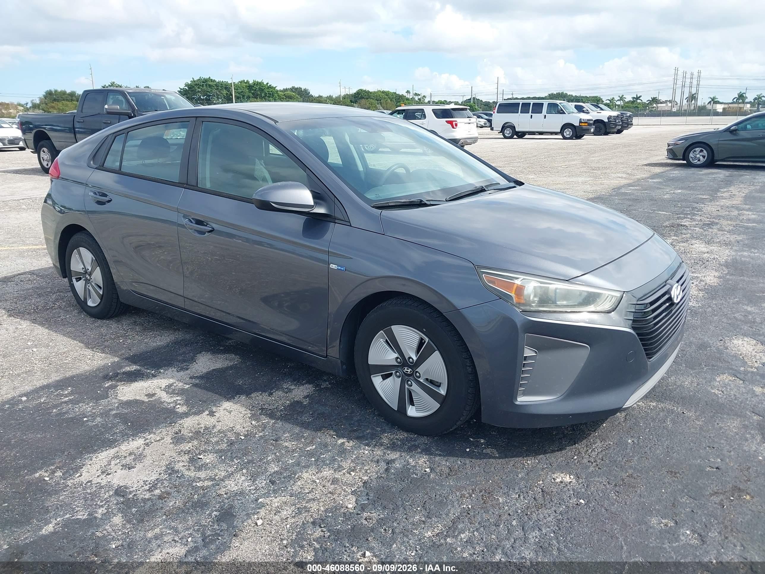2019 Hyundai Ioniq Hybrid VIN KMHC65LC1KU156893 — IAAI salvage auction photo