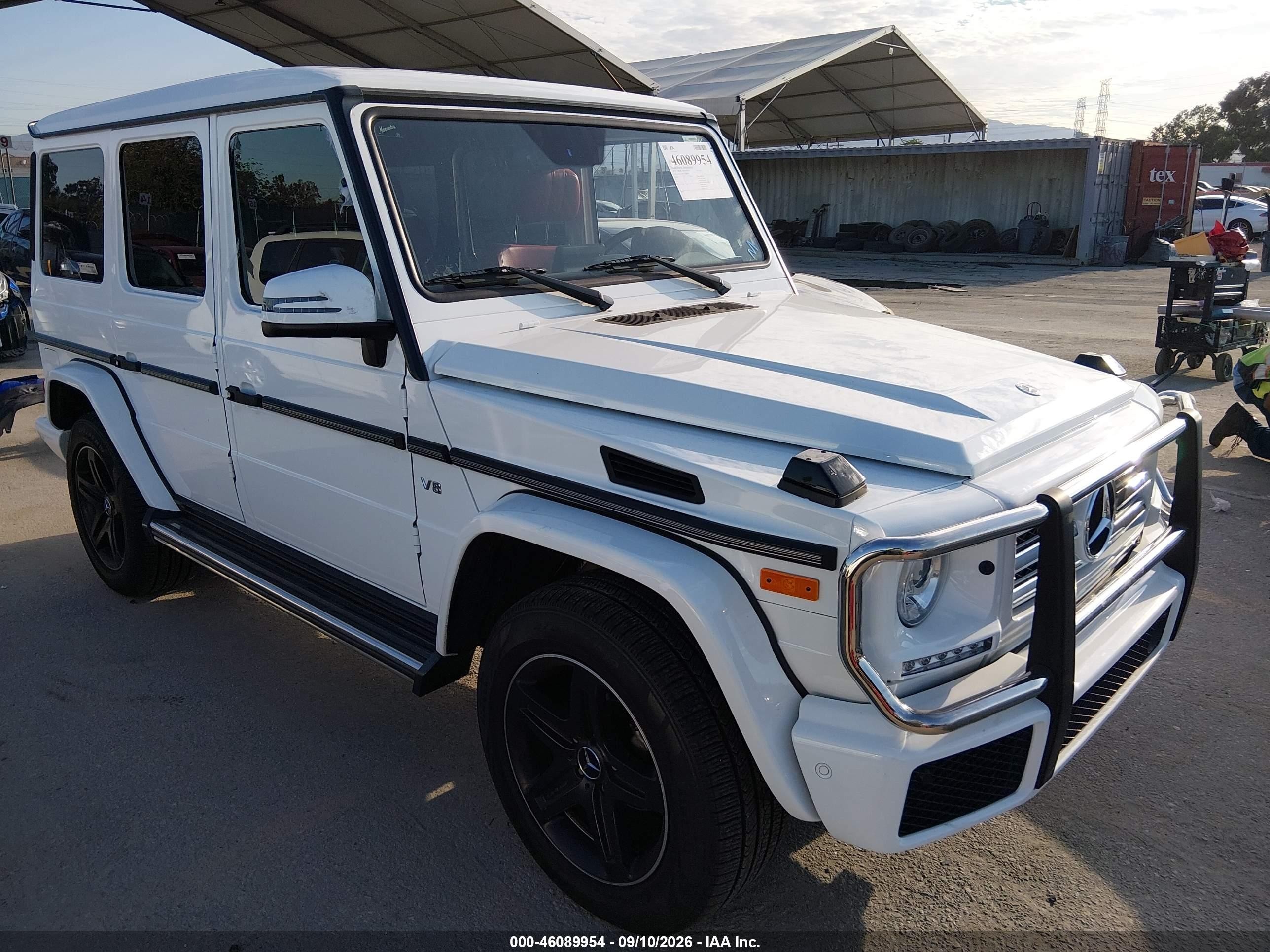 2018 Mercedes-Benz G-Class VIN WDCYC3KH1JX294543 — IAAI salvage auction photo