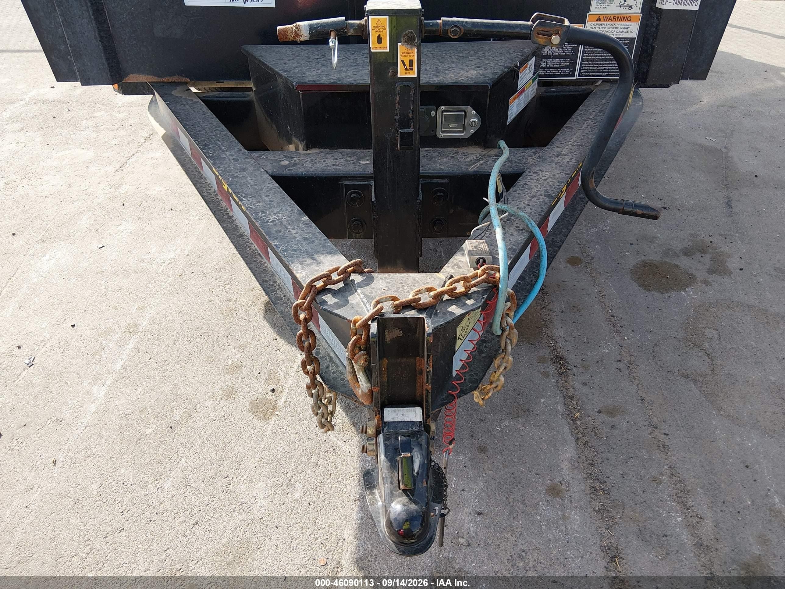2022 Big Tex Trailer Co Inc Big Tex Trailer Co Inc VIN 16V1D1928N5129458 IAAI salvage auction — Unknown, Salvage (Texas), sold $6,200 on 2026-09-24 (photo 5)