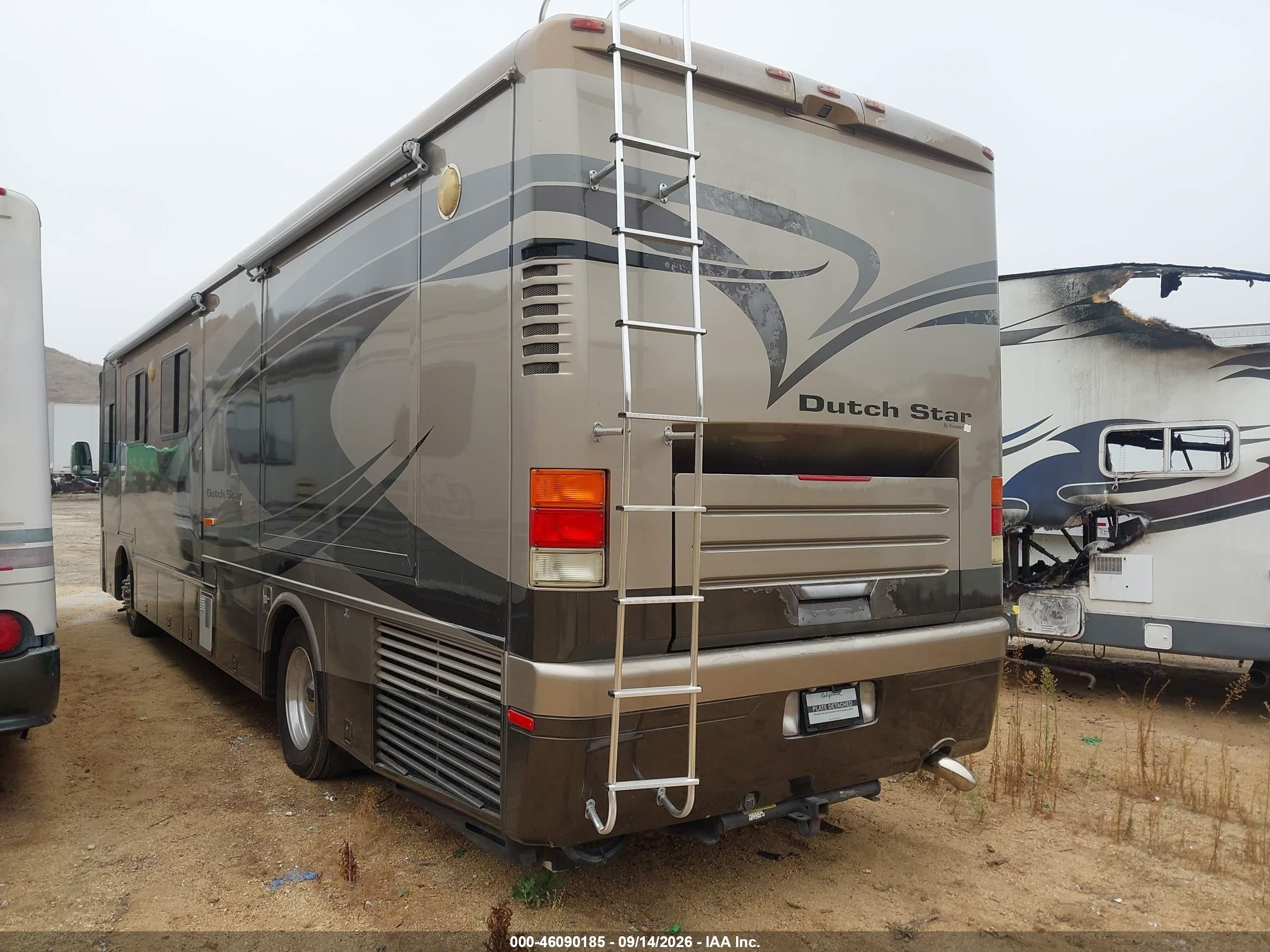 2004 Spartan Motors Motorhome 4vz VIN 4VZBR1D964C047002 IAAI salvage auction — Front End, Salvage (California), sold $8,450 on 2026-10-06 (photo 3)