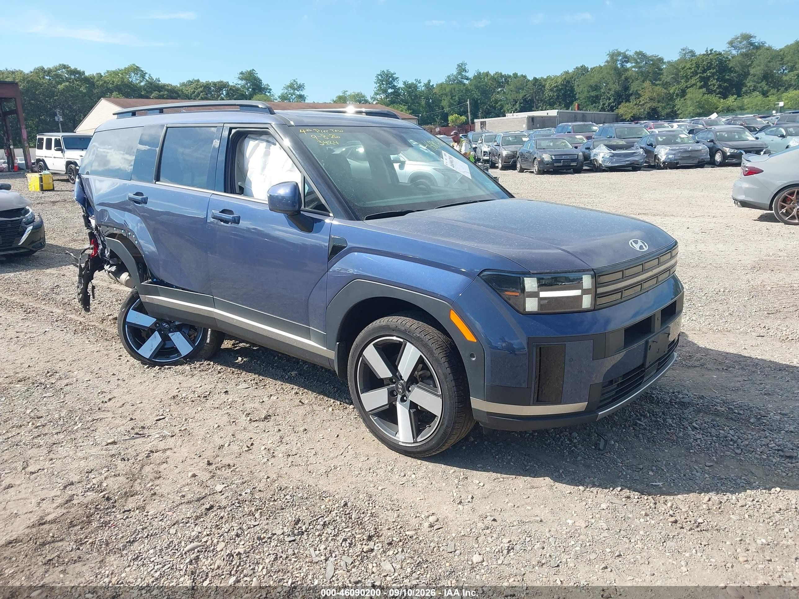 2025 Hyundai Santa Fe Hybrid VIN 5NMP3DG11SH034270 — IAAI salvage auction photo