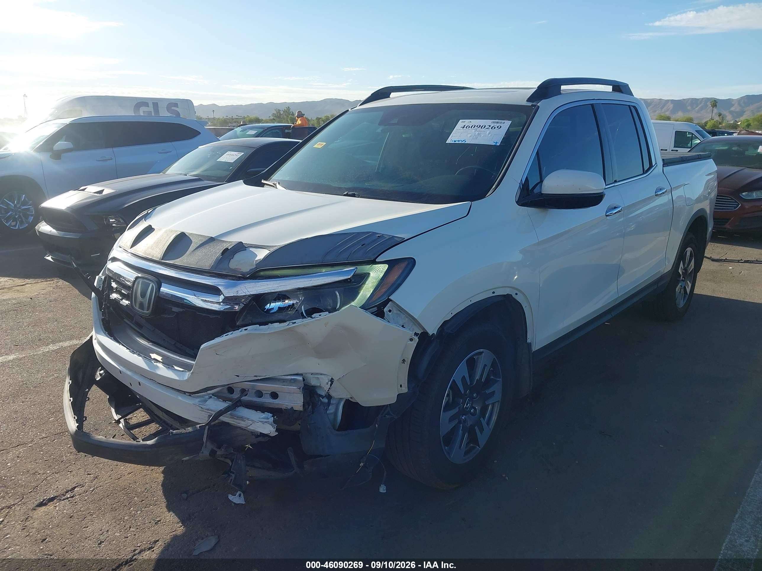 2019 Honda Ridgeline VIN 5FPYK3F73KB002940 IAAI salvage auction — Unknown, Salvage (Arizona), sold $7,600 on 2026-10-08 (photo 2)