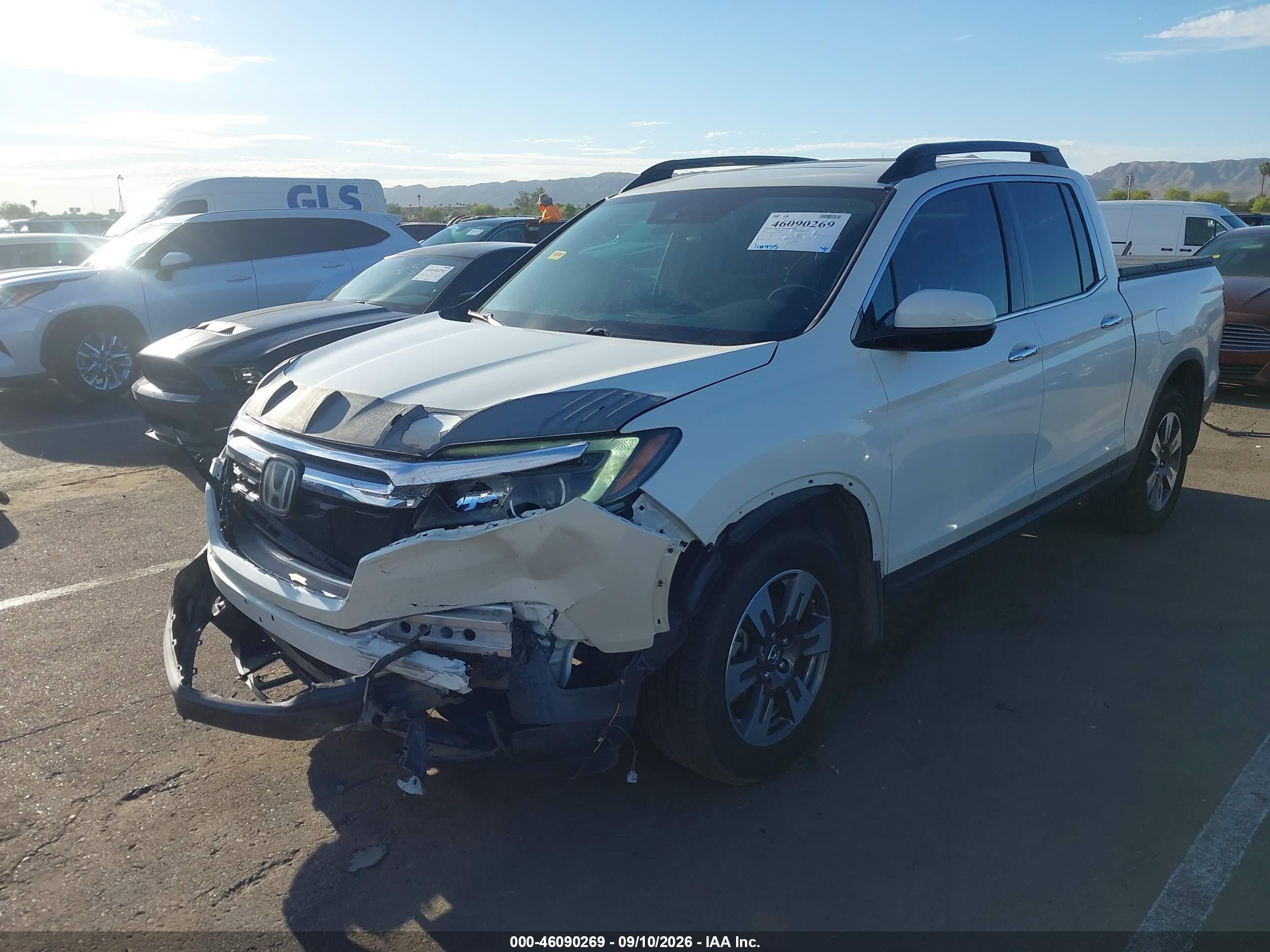 2019 Honda Ridgeline VIN 5FPYK3F73KB002940 IAAI salvage auction — Unknown, Salvage (Arizona), sold $7,600 on 2026-10-08 (photo 6)