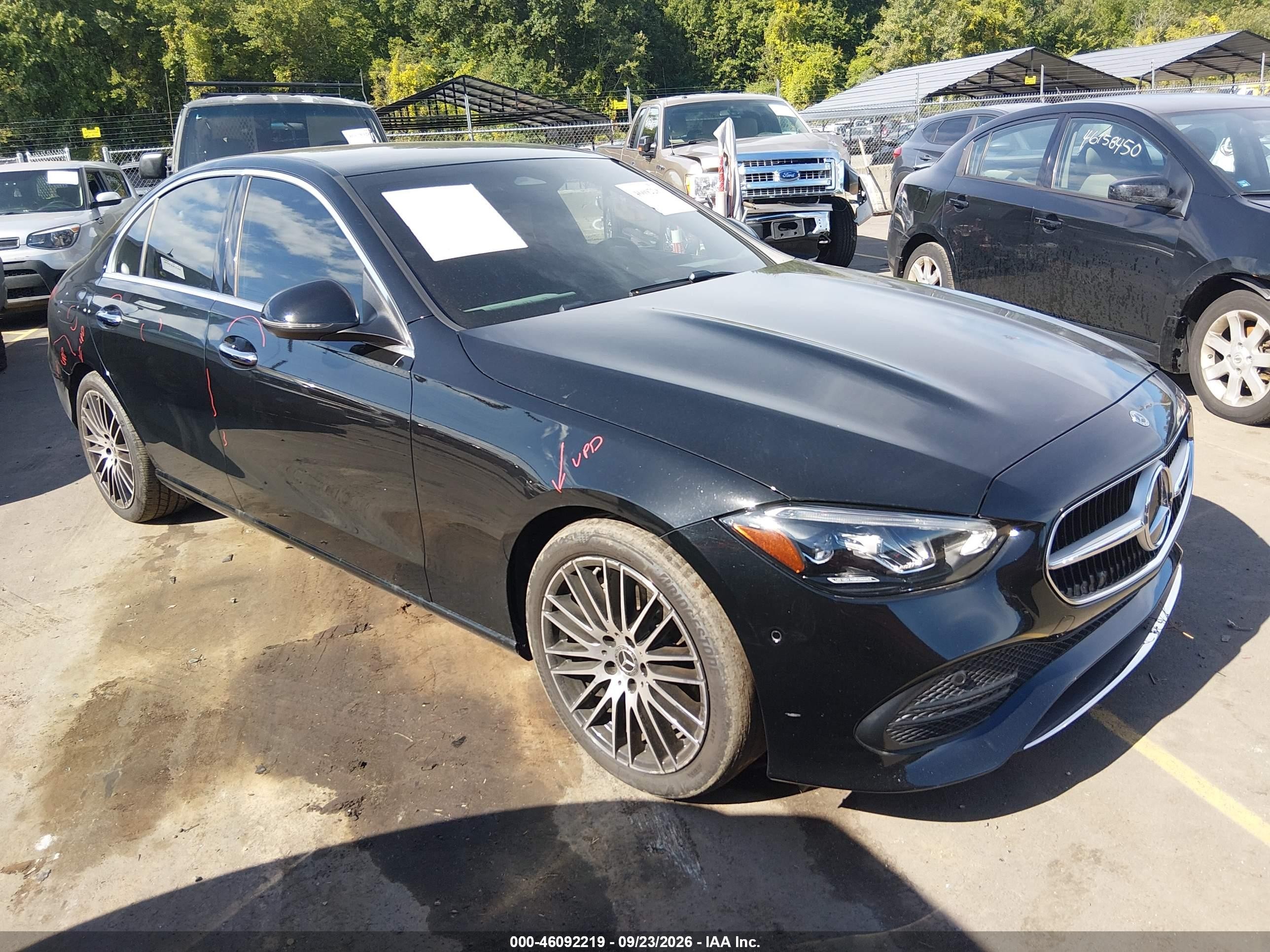 2025 Mercedes-Benz C-Class VIN W1KAF4HB7SR253482 — IAAI salvage auction photo