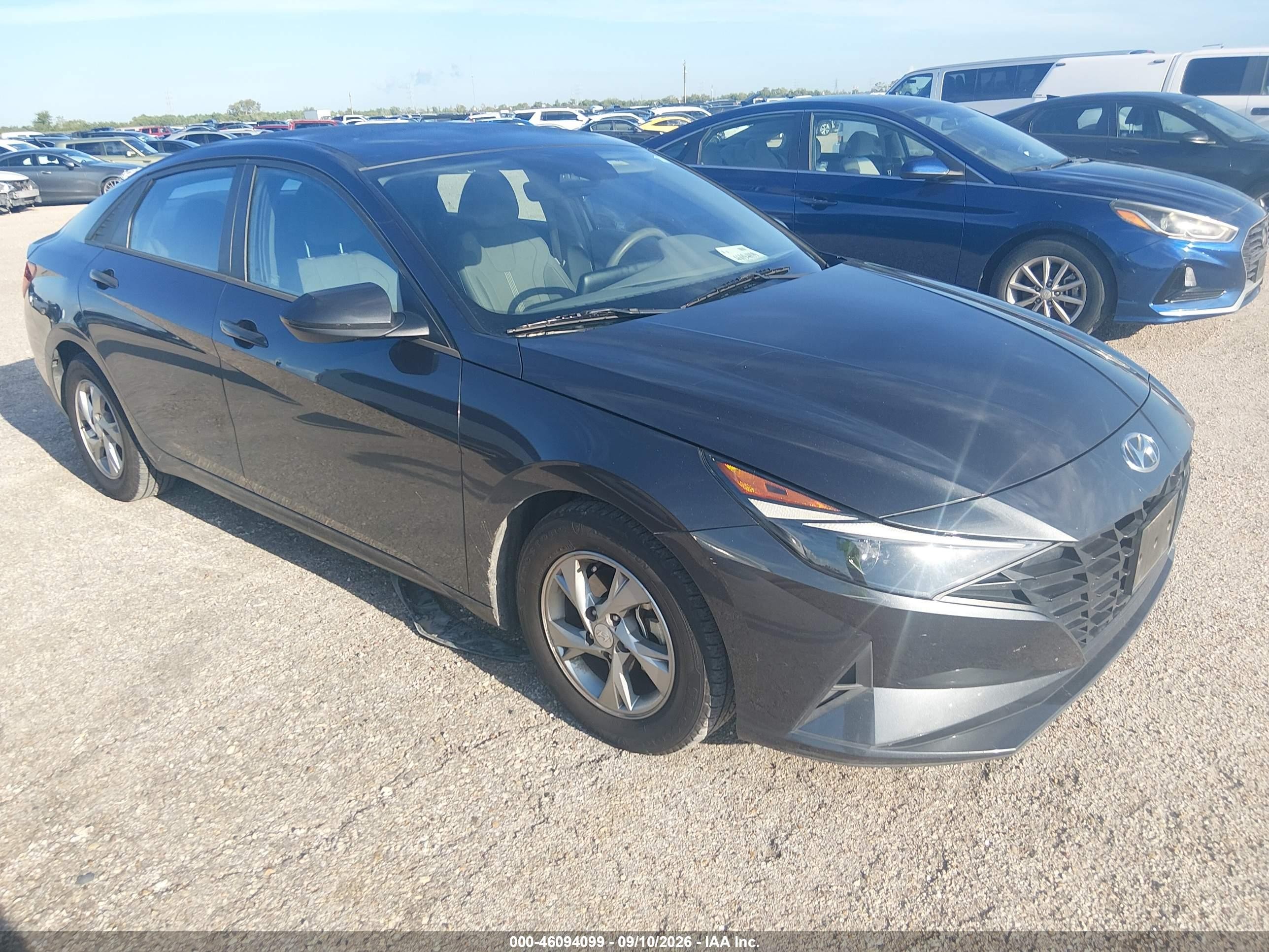 2021 Hyundai Elantra VIN 5NPLL4AG9MH047849 — IAAI salvage auction photo