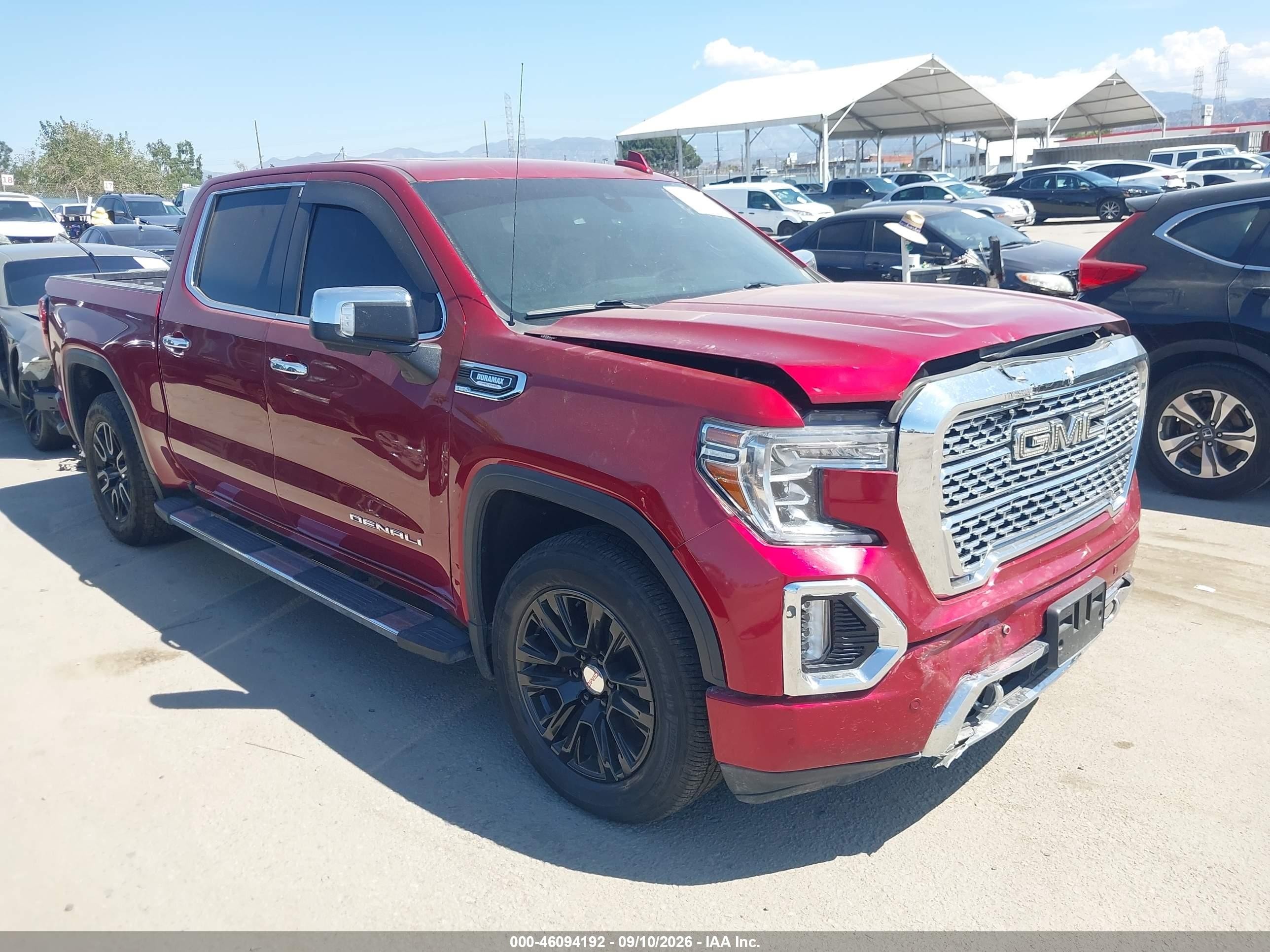 2022 GMC Sierra 1500 Limited VIN 3GTU9FET3NG216554 — IAAI salvage auction photo