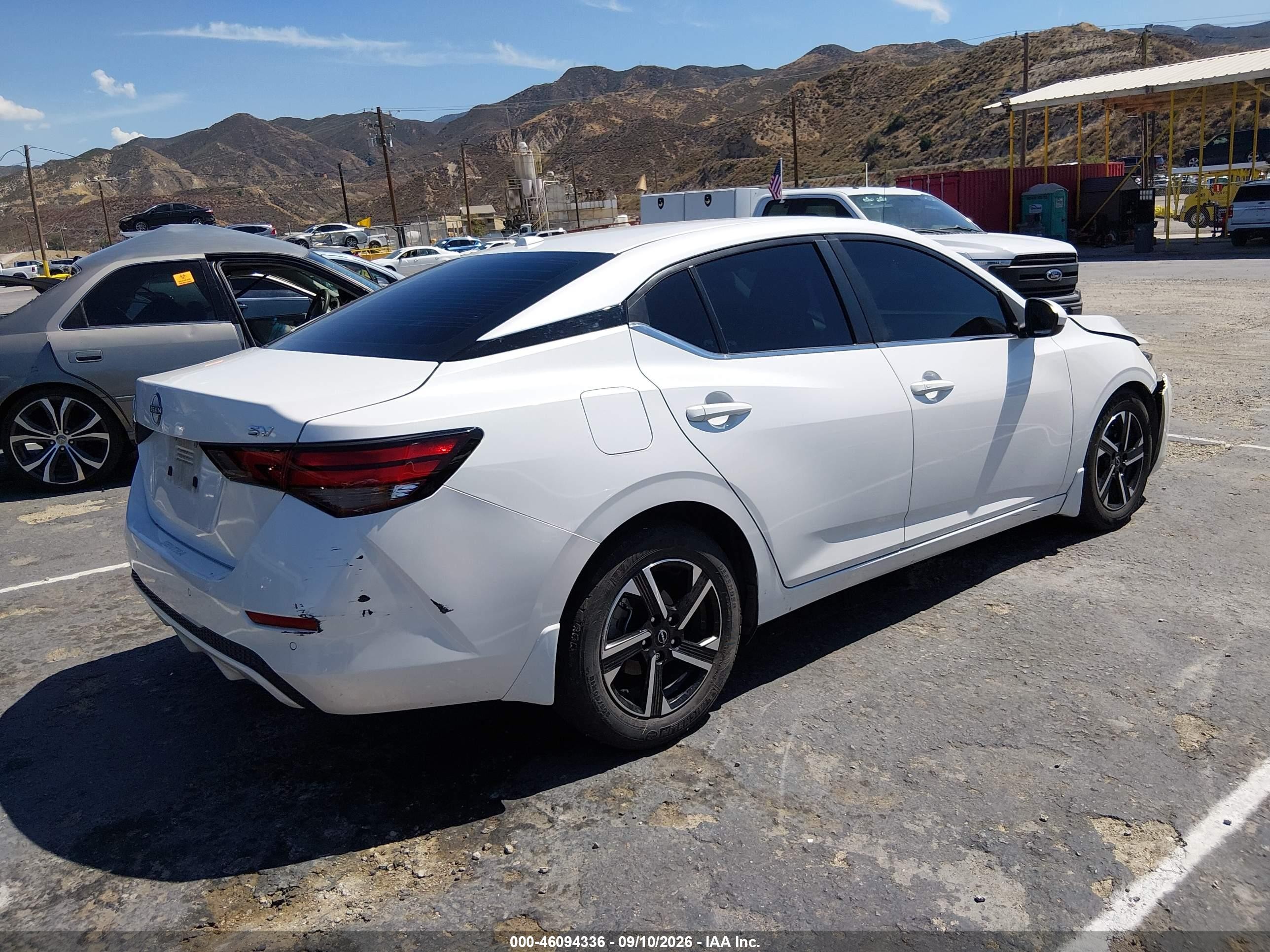2024 Nissan Sentra VIN 3N1AB8CV6RY228045 IAAI salvage auction — Unknown, Salvage (California), sold $3,250 on 2026-10-22 (photo 4)