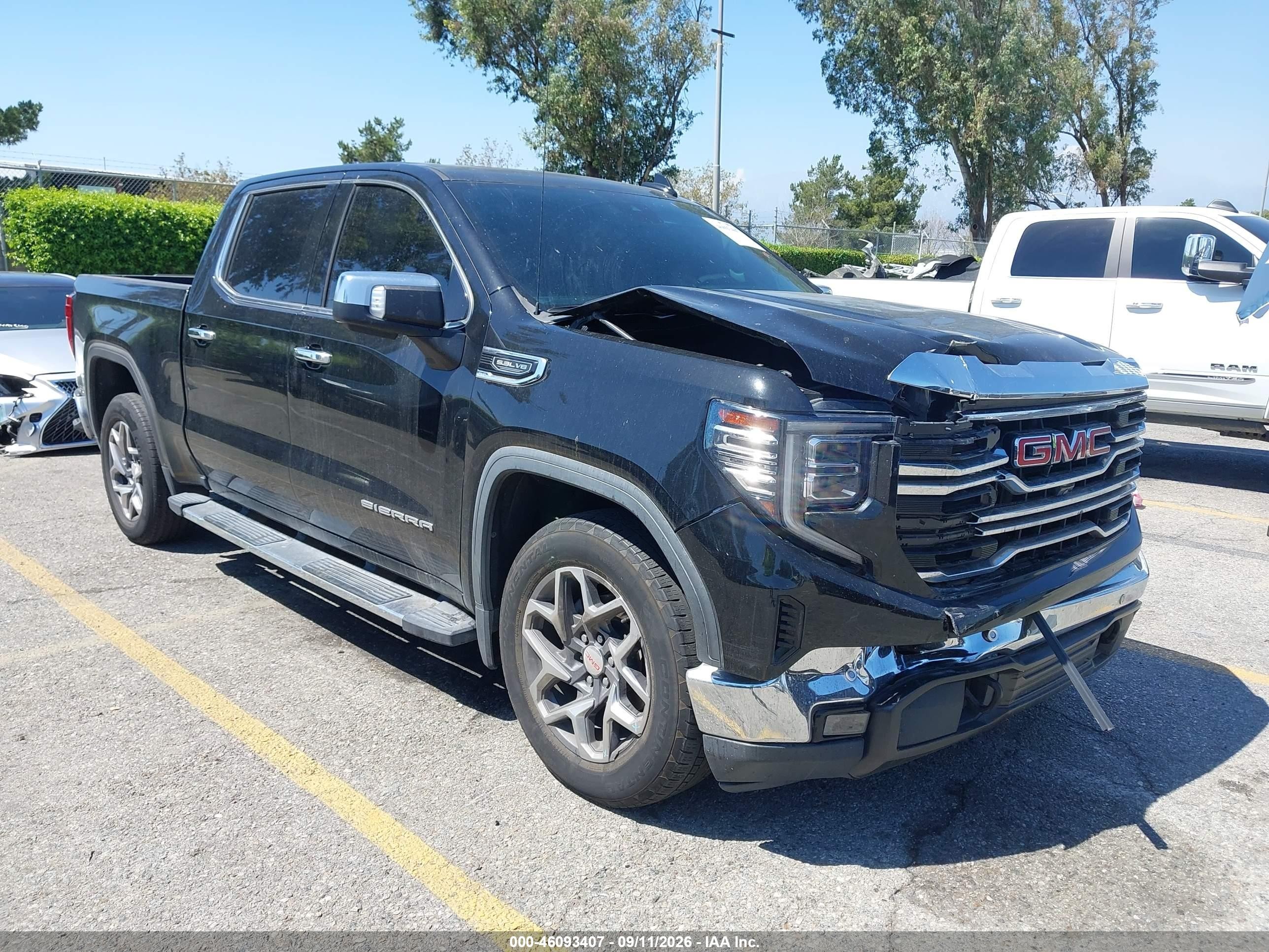 2022 GMC Sierra 1500 VIN 3GTPHDED0NG659547 — IAAI salvage auction photo