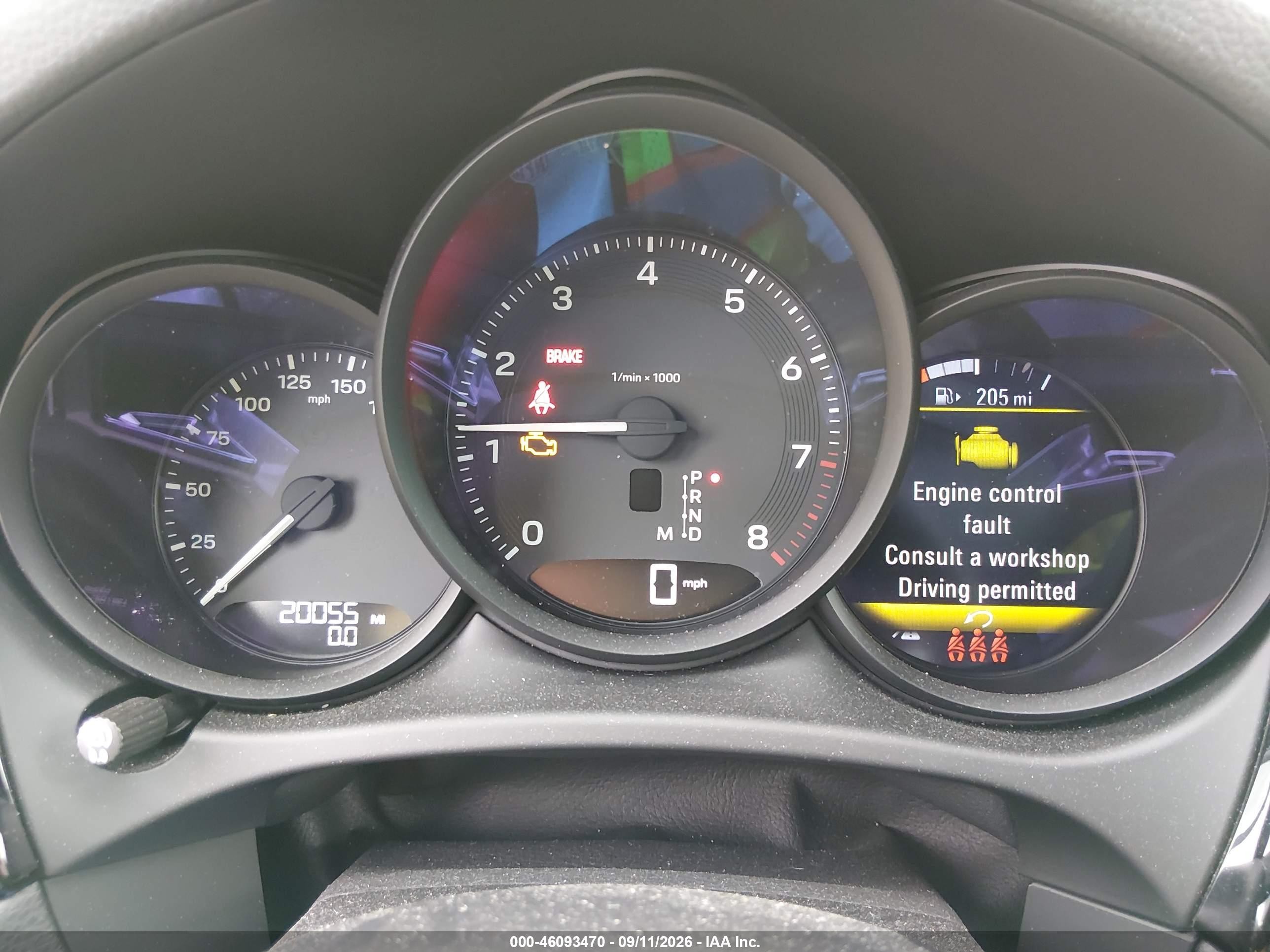 2023 Porsche Macan VIN WP1AA2A52PLB17416 IAAI salvage auction — Front End, Bill Of Sale (Washington), sold $23,300 on 2026-09-16 (photo 7)