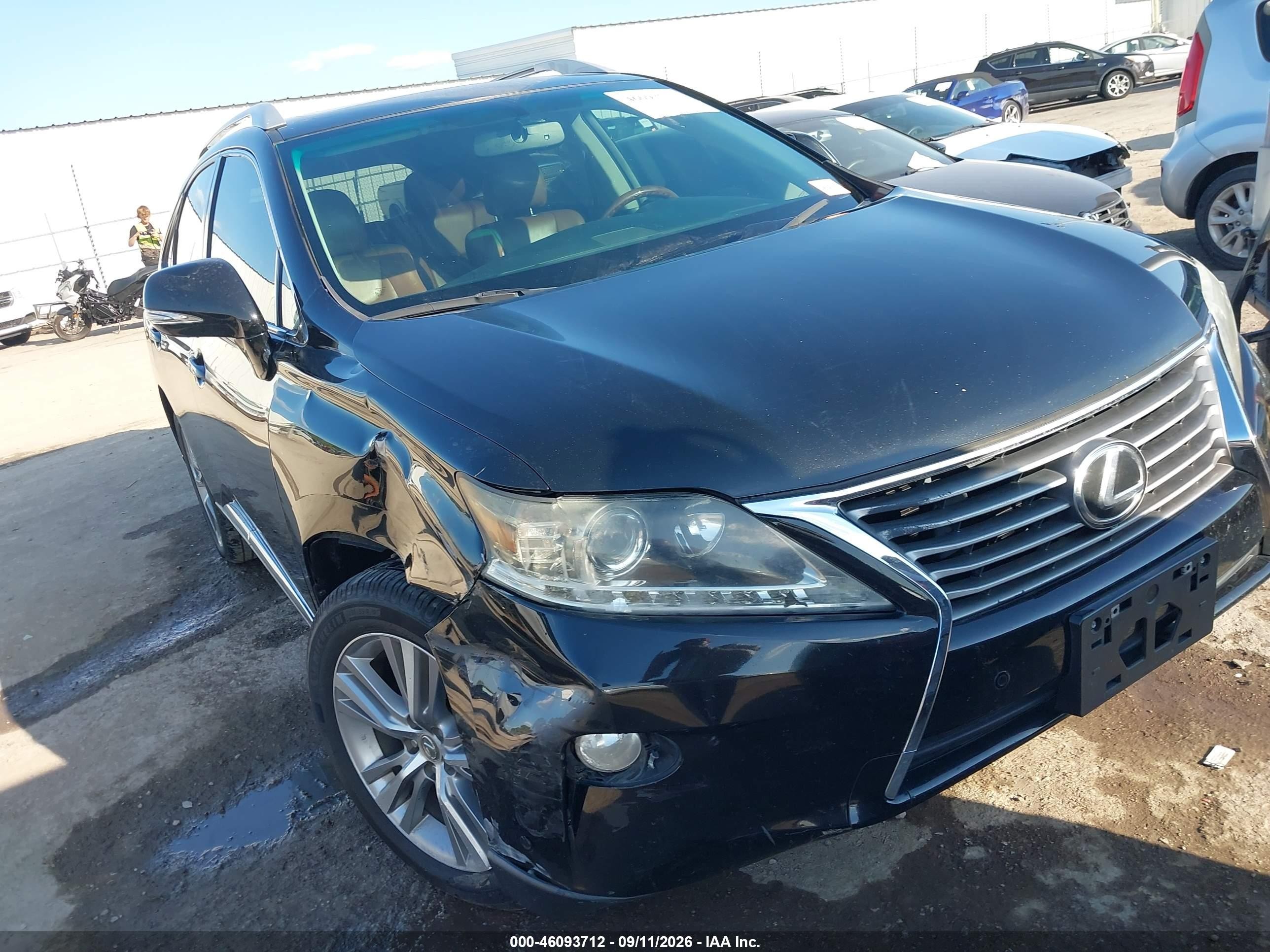 2015 Lexus RX 350 VIN 2T2ZK1BA9FC184104 — IAAI salvage auction photo