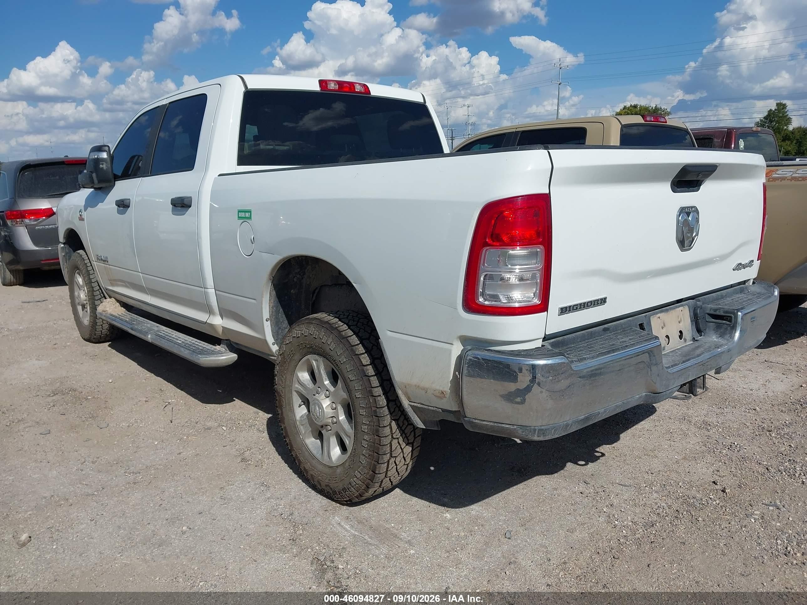 2024 Ram 2500 VIN 3C6UR5DL4RG285536 IAAI salvage auction — Unknown, Enterprise Vehicles Clear Only (Texas), sold $30,000 on 2026-09-13 (photo 3)
