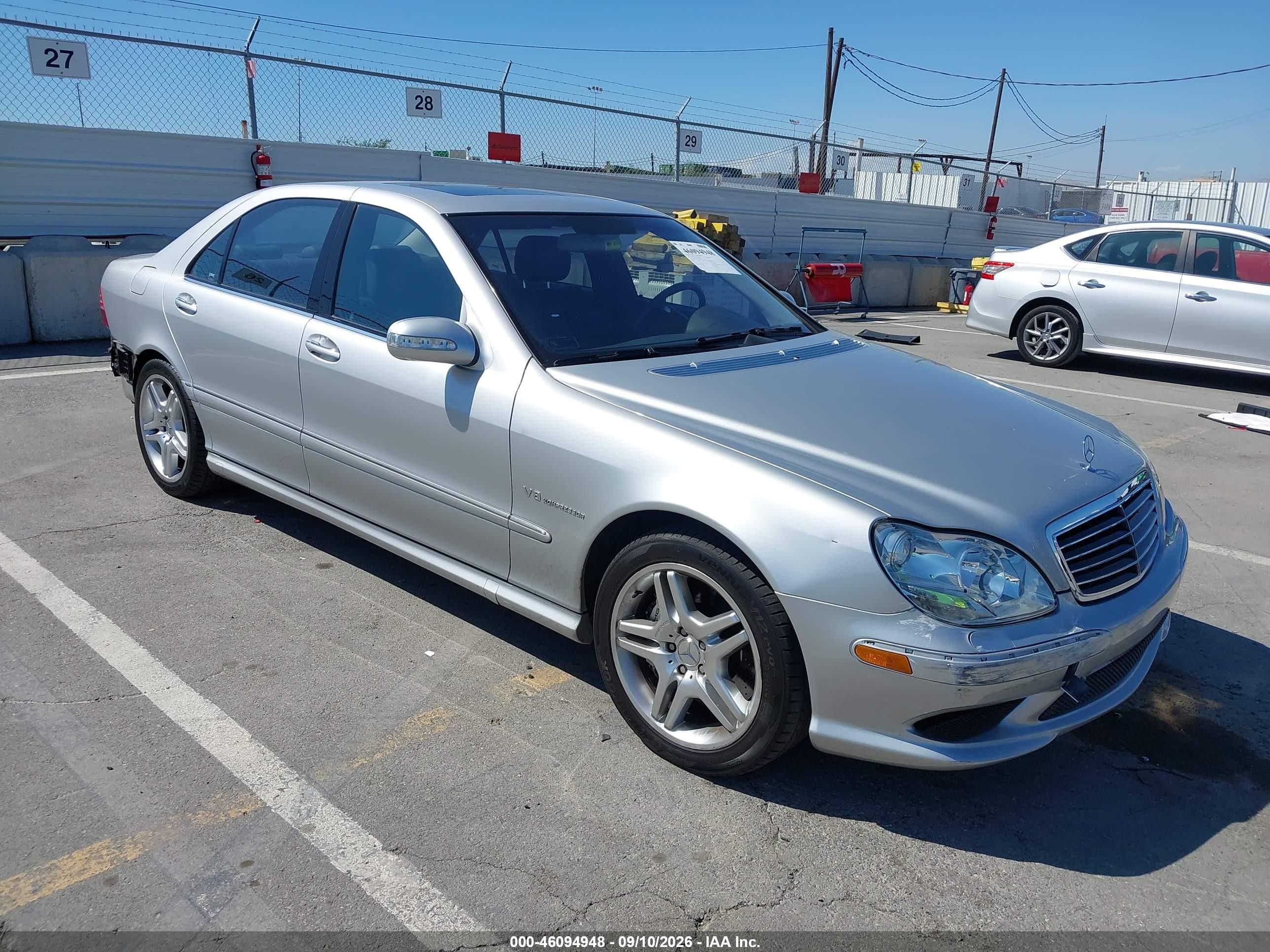 2003 Mercedes-Benz S-Class VIN WDBNG74J83A345447 — IAAI salvage auction photo