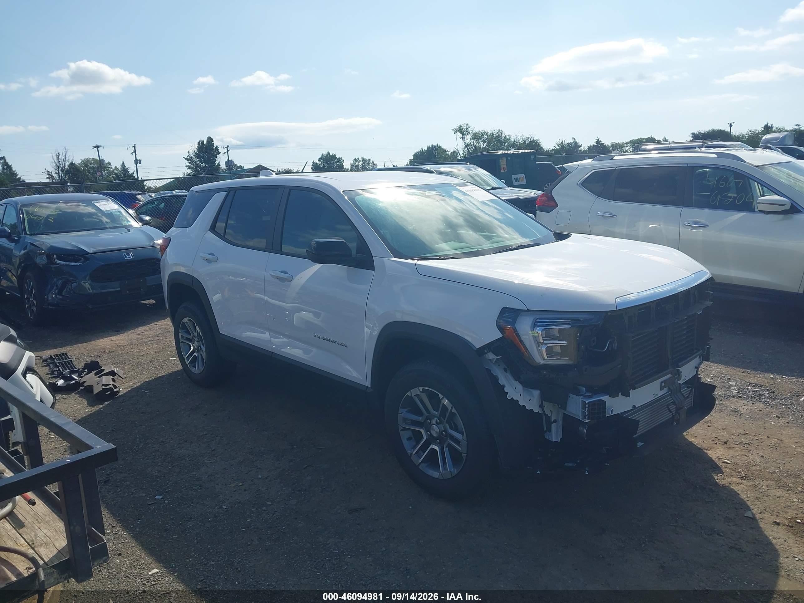 2026 GMC Terrain VIN 3GKALUEG2TL493362 — IAAI salvage auction photo
