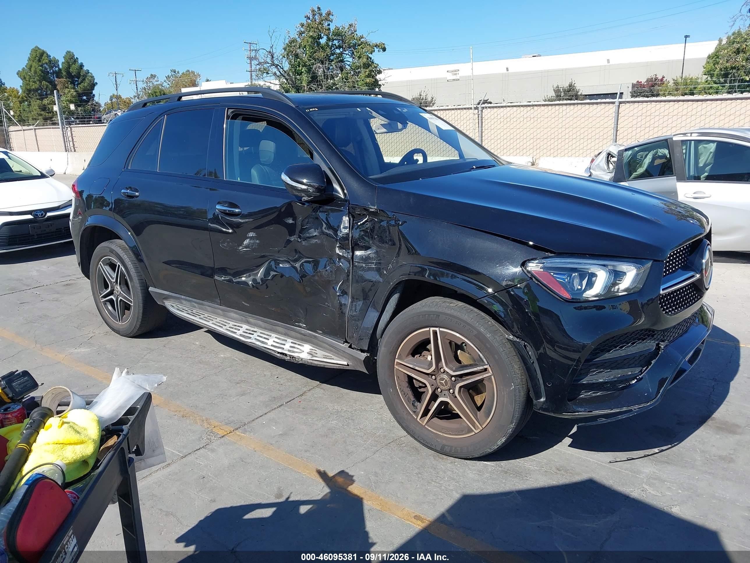 2020 Mercedes-Benz GLE-Class VIN 4JGFB5KB4LA166600 — IAAI salvage auction photo