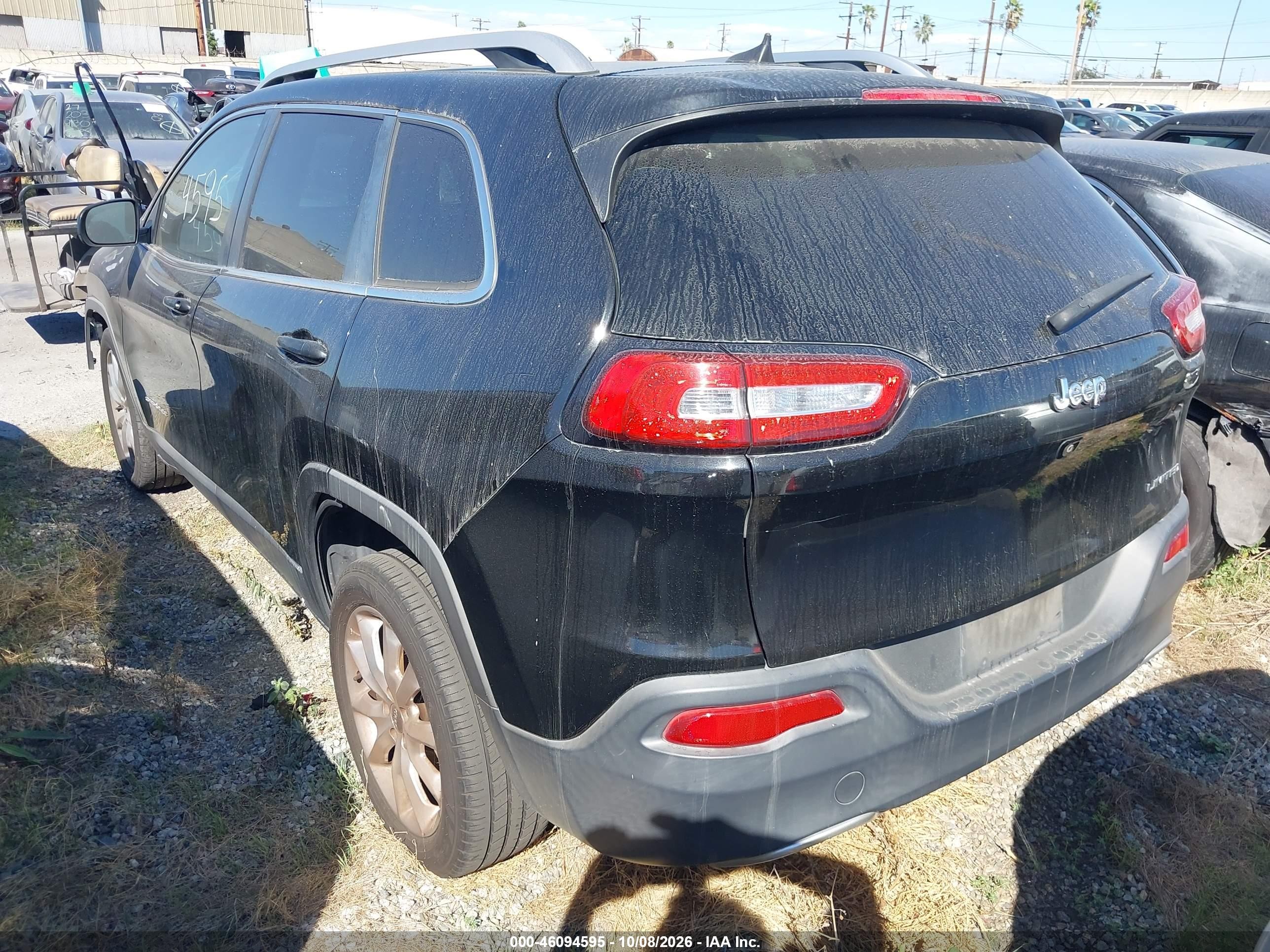 2017 Jeep Cherokee VIN 1C4PJLDB2HW523201 IAAI salvage auction — Front End, Salvage Certificate (California), sold $1,450 on 2026-10-08 (photo 3)