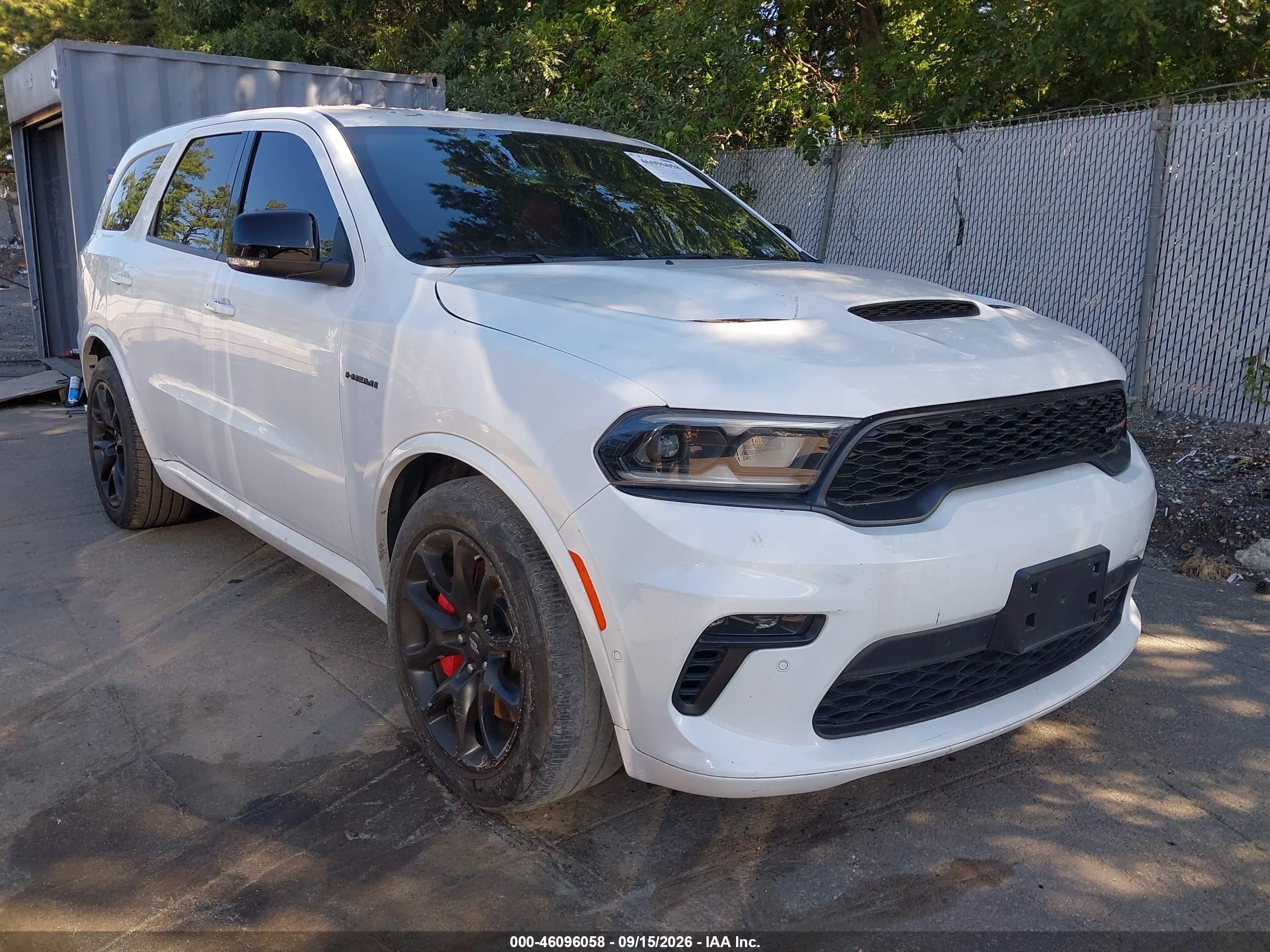 2021 Dodge Durango VIN 1C4SDJCT8MC764255 — IAAI salvage auction photo