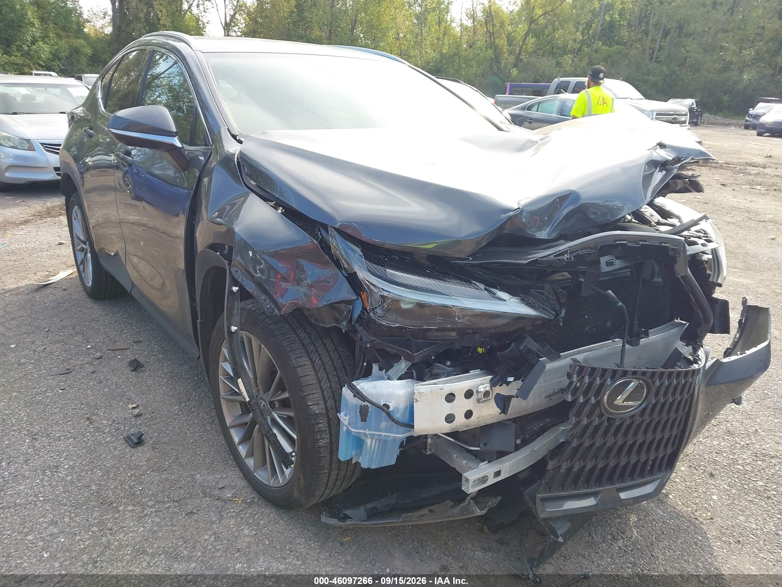2026 Lexus NX 350 VIN 2T2GGCEZ3TC095775 — IAAI salvage auction photo