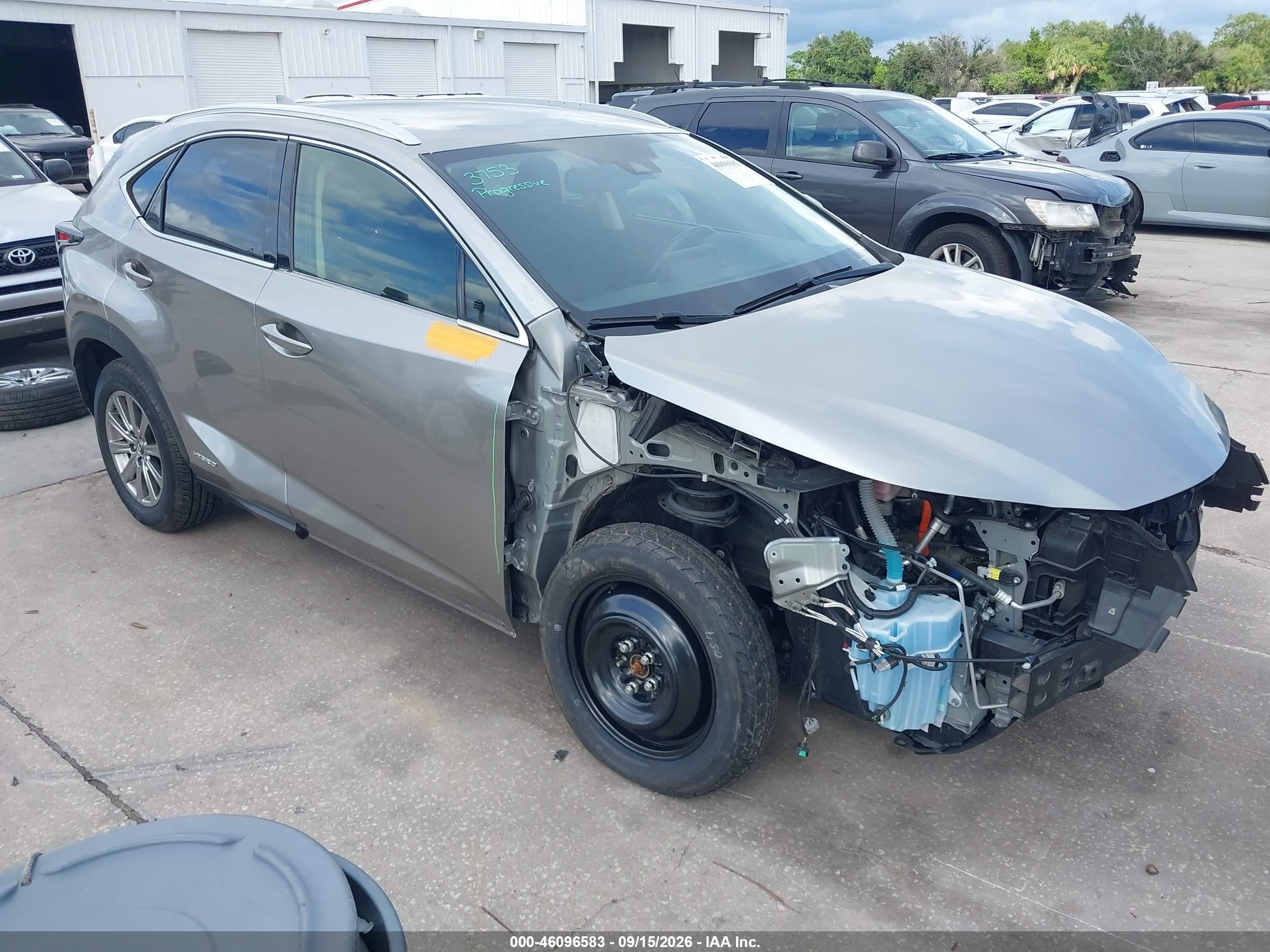 2021 Lexus NX 300h VIN JTJDJRDZXM2148613 — IAAI salvage auction photo