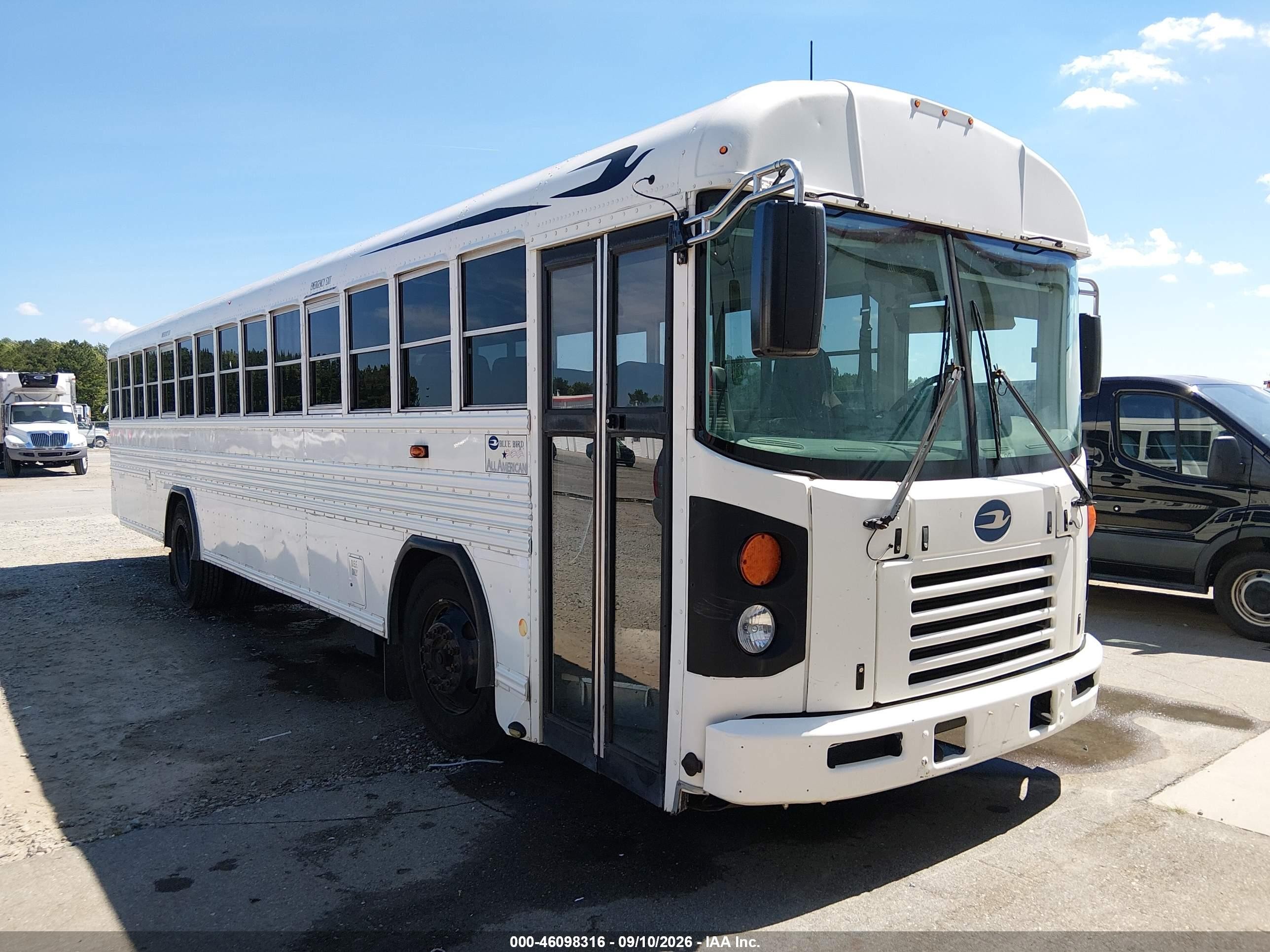 2016 Blue Bird School Bus / Transit Bus VIN 1BABLCPAXGF320038 — IAAI salvage auction photo