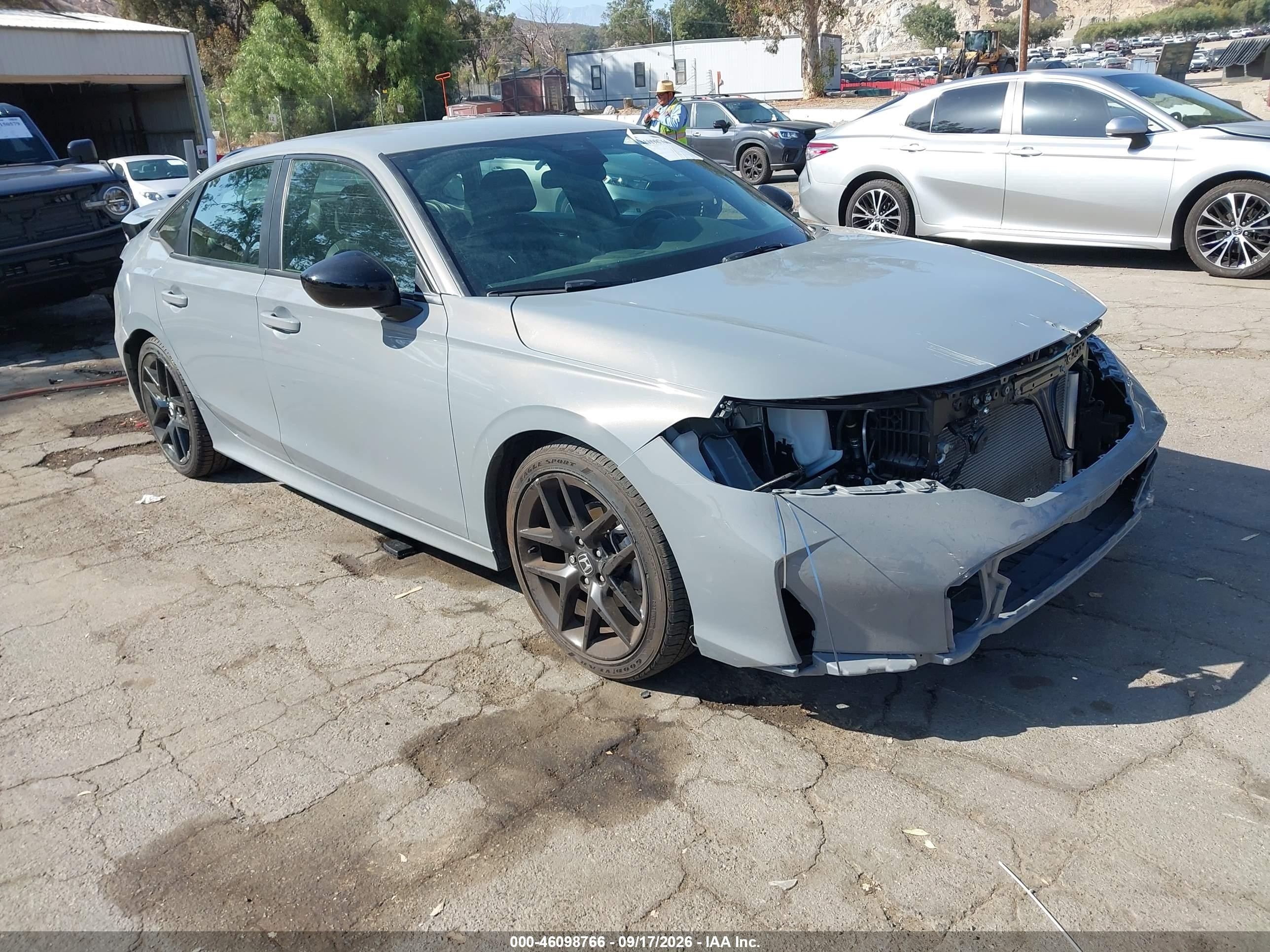 2025 Honda Civic VIN 2HGFE2F58SH549620 — IAAI salvage auction photo