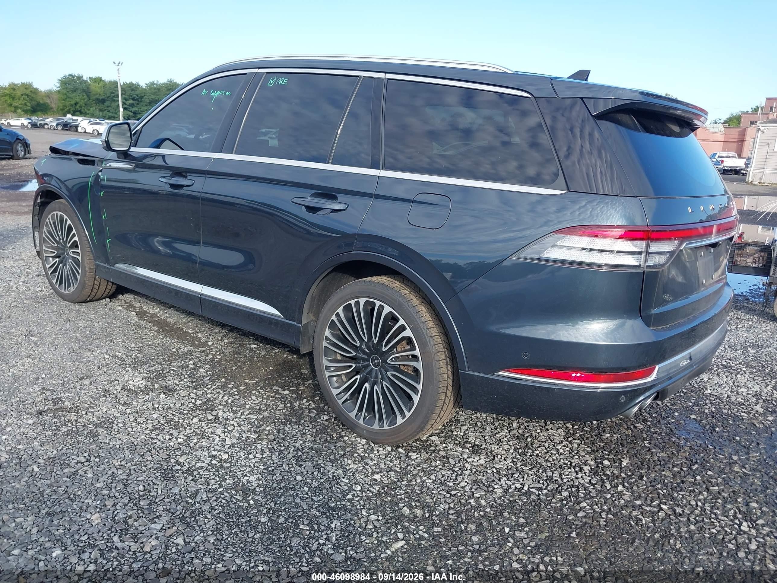 2021 Lincoln Aviator VIN 5LM5J9XC5MGL03126 IAAI salvage auction — Front End, Salvage (Idaho), sold $12,100 on 2026-09-25 (photo 3)