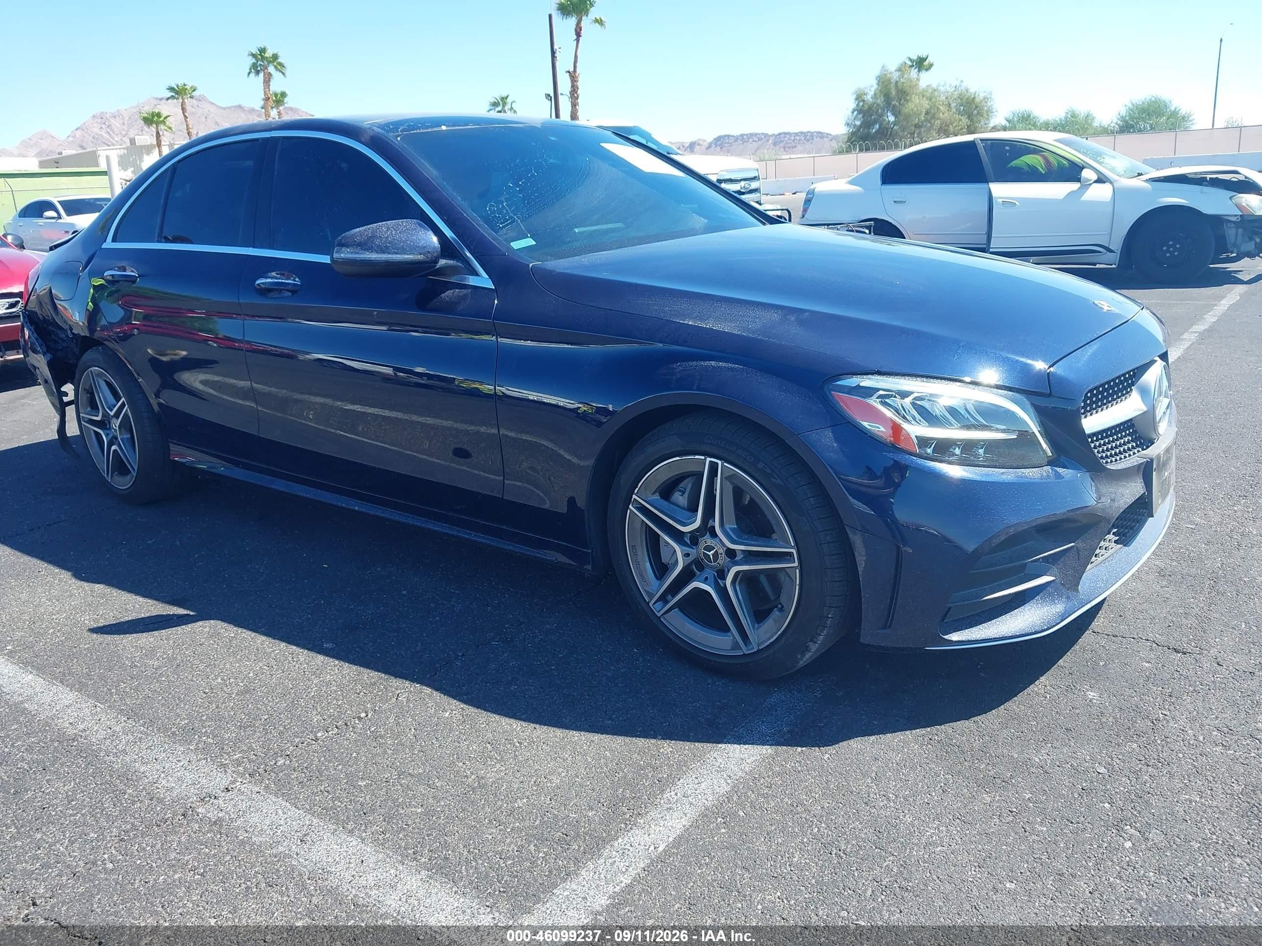 2019 Mercedes-Benz C-Class VIN 55SWF8EB4KU311533 — IAAI salvage auction photo