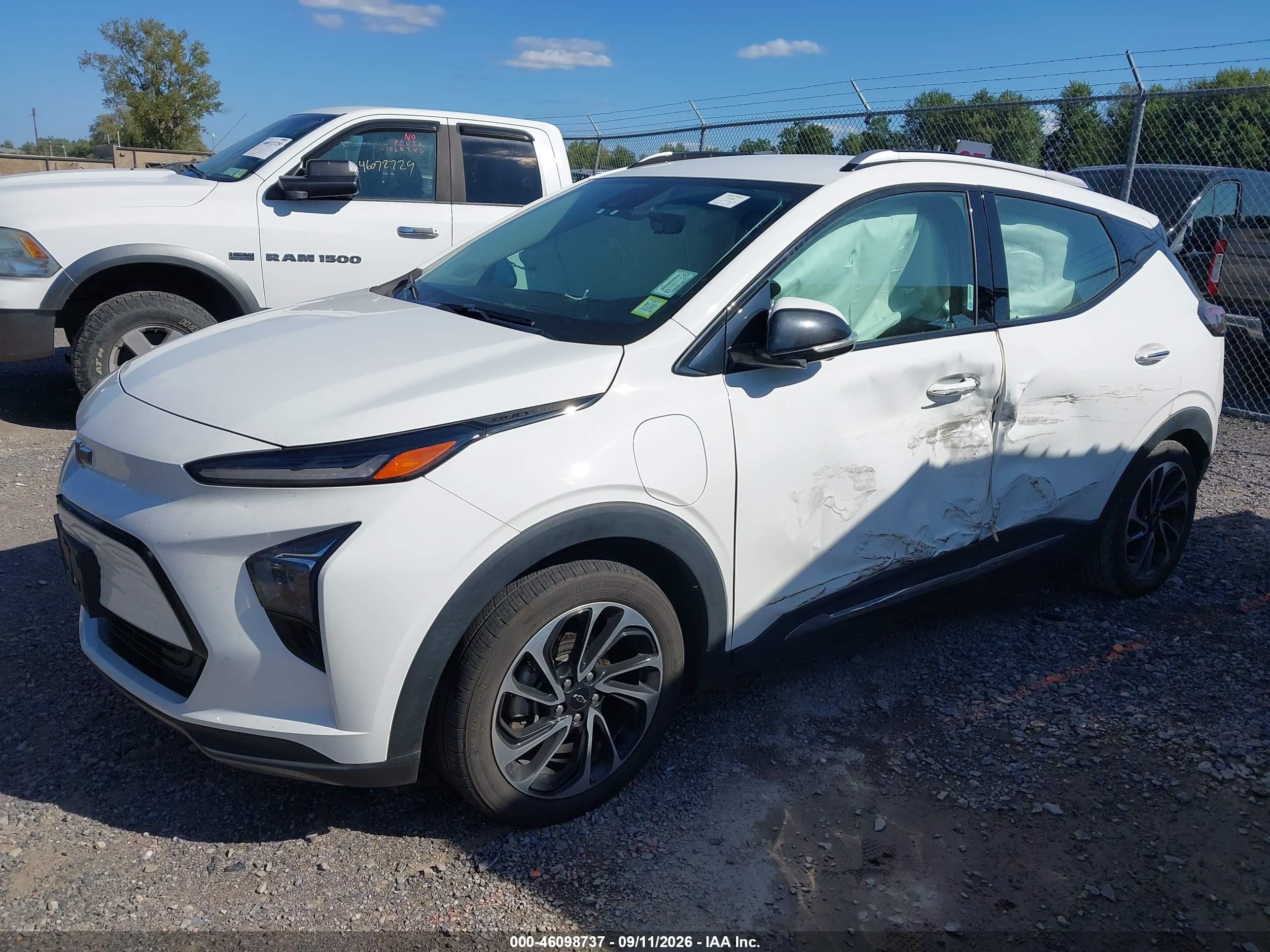 2023 Chevrolet Bolt euv VIN 1G1FZ6S01P4208254 IAAI salvage auction — Side, Mv-907A (New York), sold $8,900 on 2026-09-26 (photo 2)
