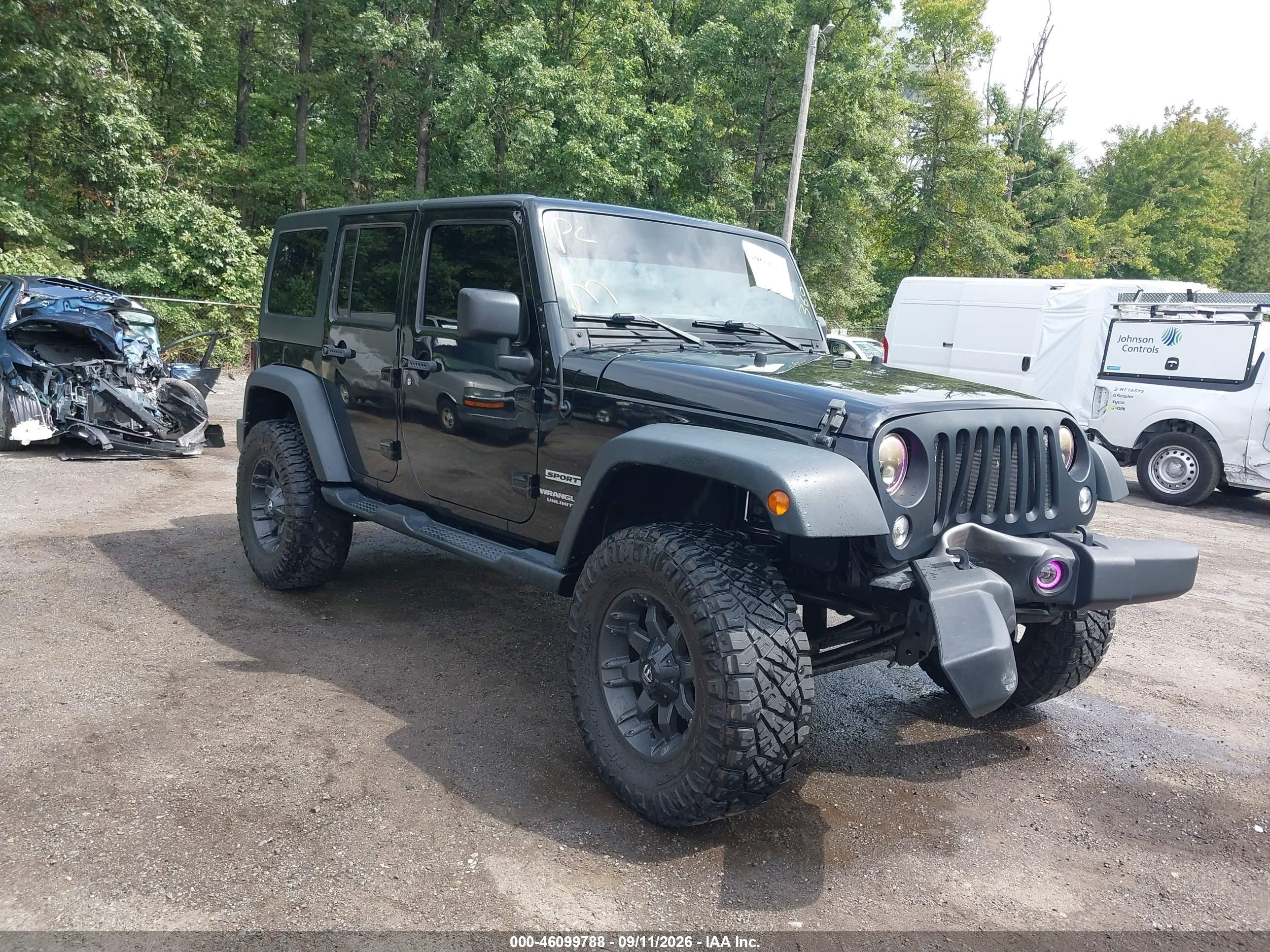 2017 Jeep Wrangler Unlimited VIN 1C4BJWDG3HL671575 — IAAI salvage auction photo