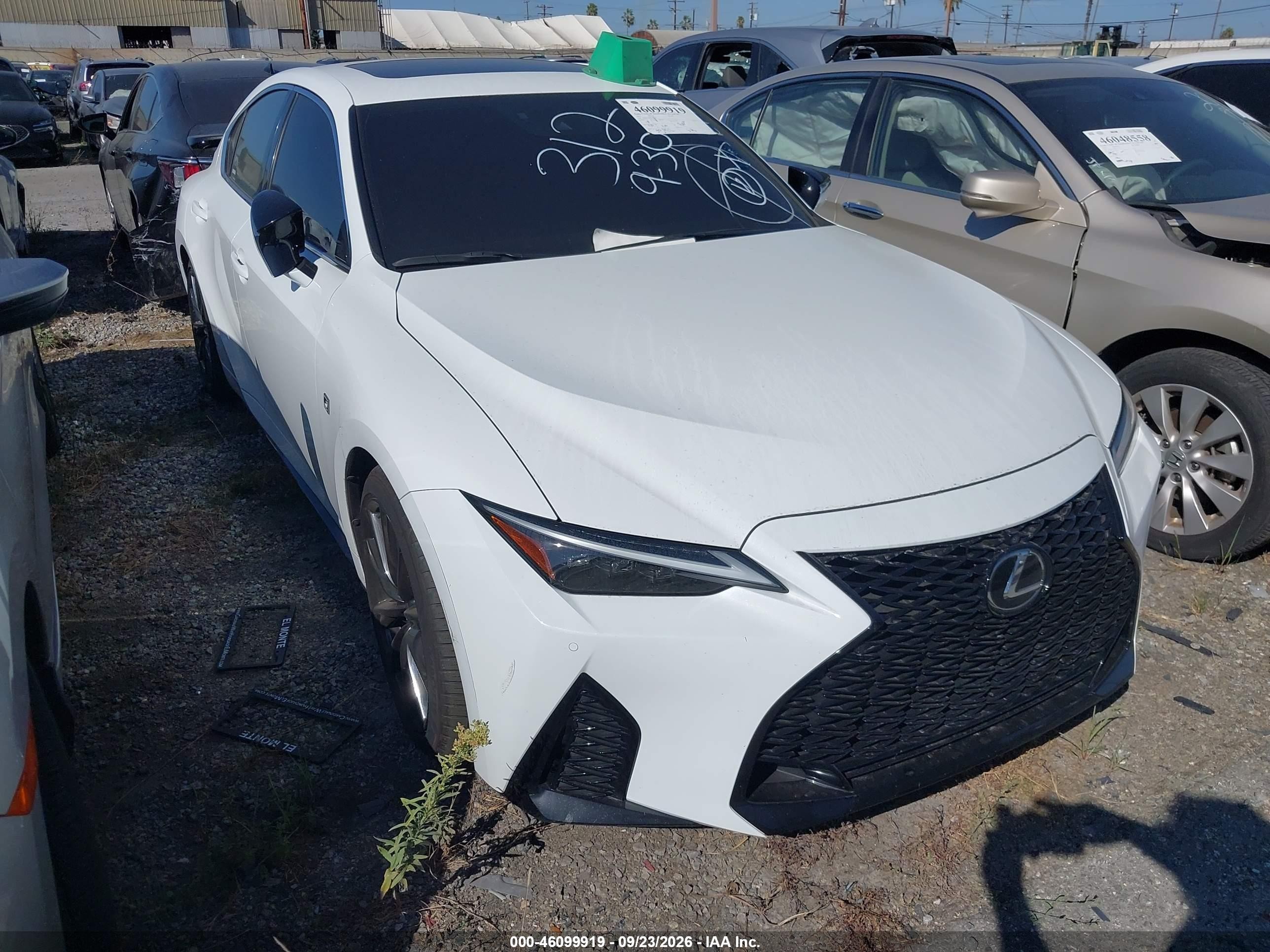 2023 Lexus IS 350 VIN JTHGZ1B20P5069291 — IAAI salvage auction photo